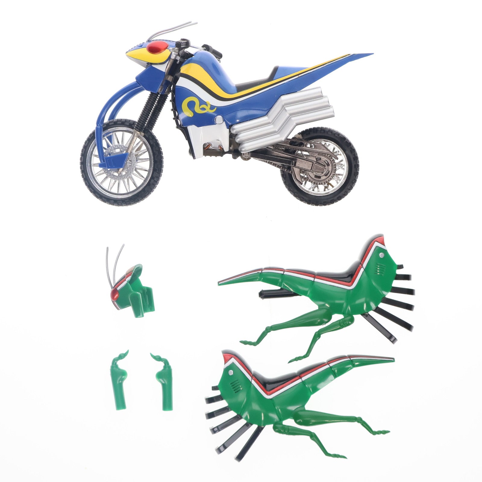 【中古即納】[TOY] 装着変身EX バトルホッパー&アクロバッター 仮面ライダーBLACK RX(ブラック RX) 完成トイ バンダイ(20061101)