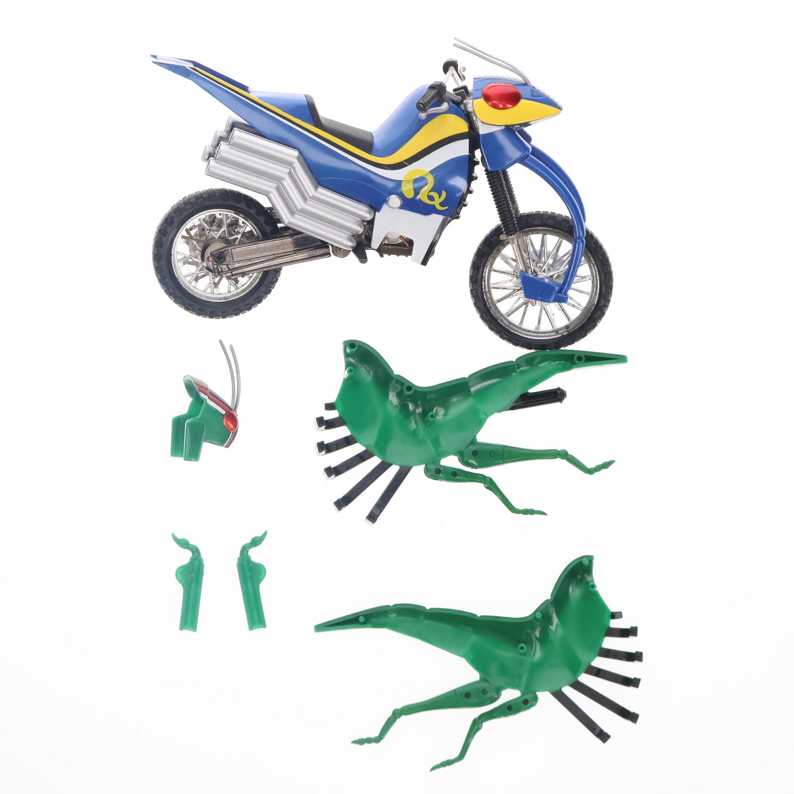 【中古即納】[TOY] 装着変身EX バトルホッパー&アクロバッター 仮面ライダーBLACK RX(ブラック RX) 完成トイ バンダイ(20061101)