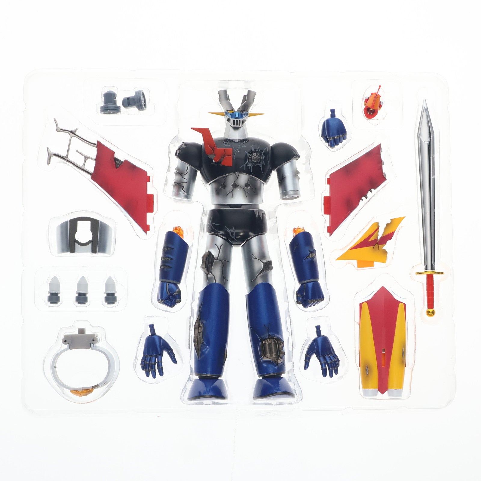 【中古即納】[TOY] 魂ウェブ商店限定 超合金魂 GX-105D マジンガーZ 革進 -KAKUMEI SHINKA- ダメージバージョン マジンガーZ 対 暗黒大将軍 完成トイ バンダイスピリッツ(20241222)