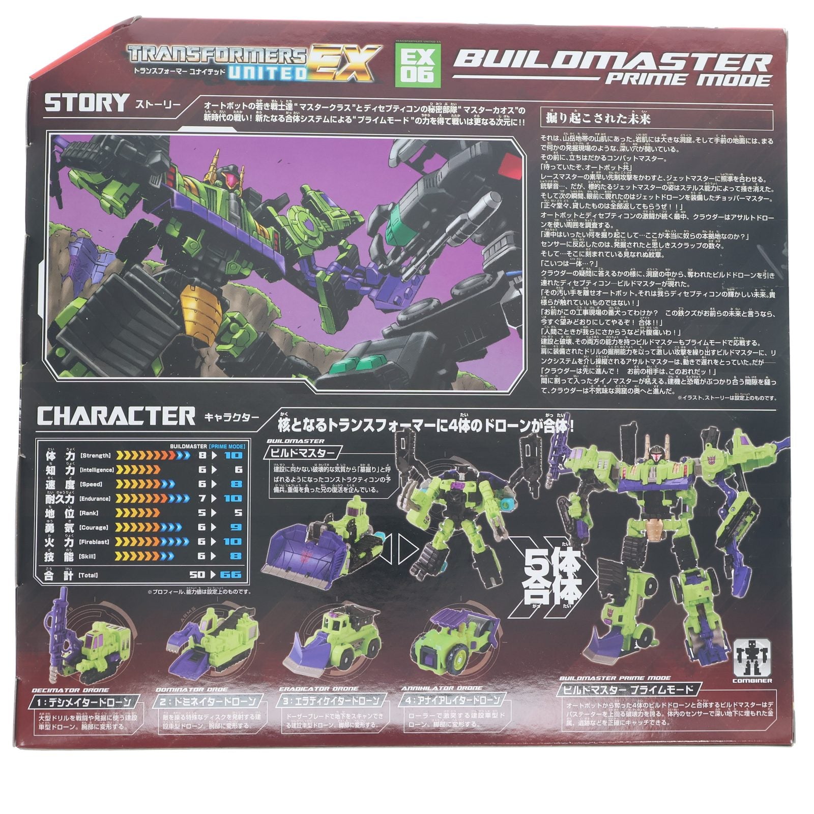 【中古即納】[TOY] トランスフォーマー ユナイテッド EX06 ビルドマスター プライムモード 完成トイ タカラトミー(20121122)