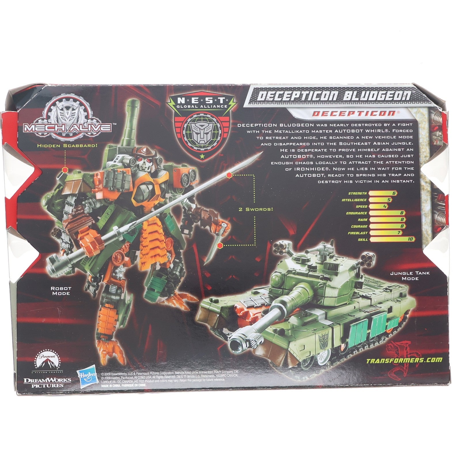【中古即納】[TOY] トランスフォーマー ムービー RD-20 N.E.S.T.ブラジオン トランスフォーマー/リベンジ 完成トイ タカラトミー(20100123)