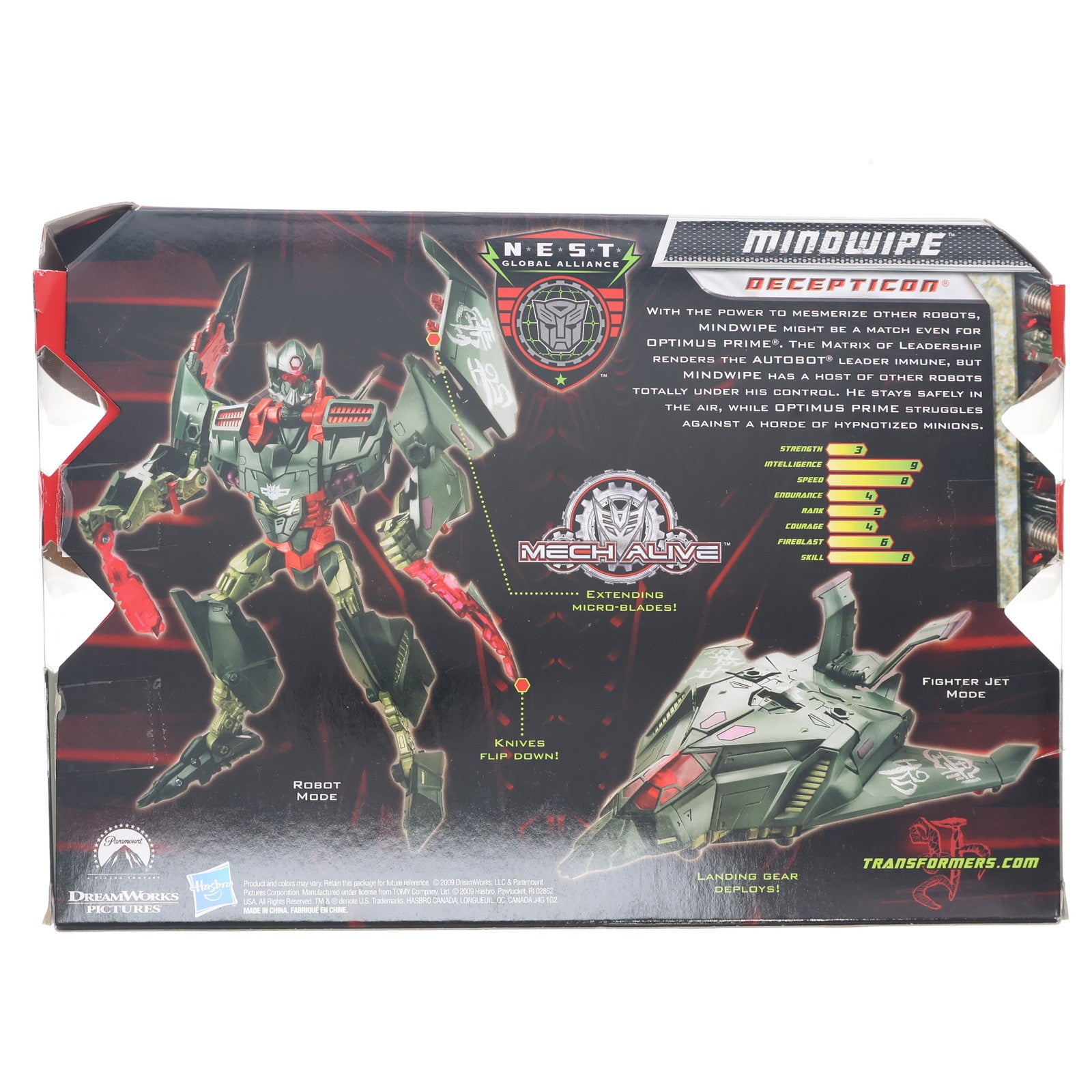 【中古即納】[TOY] トランスフォーマー ムービー RD-25 N.E.S.T.マインドワイプ 完成トイ タカラトミー(20100320)