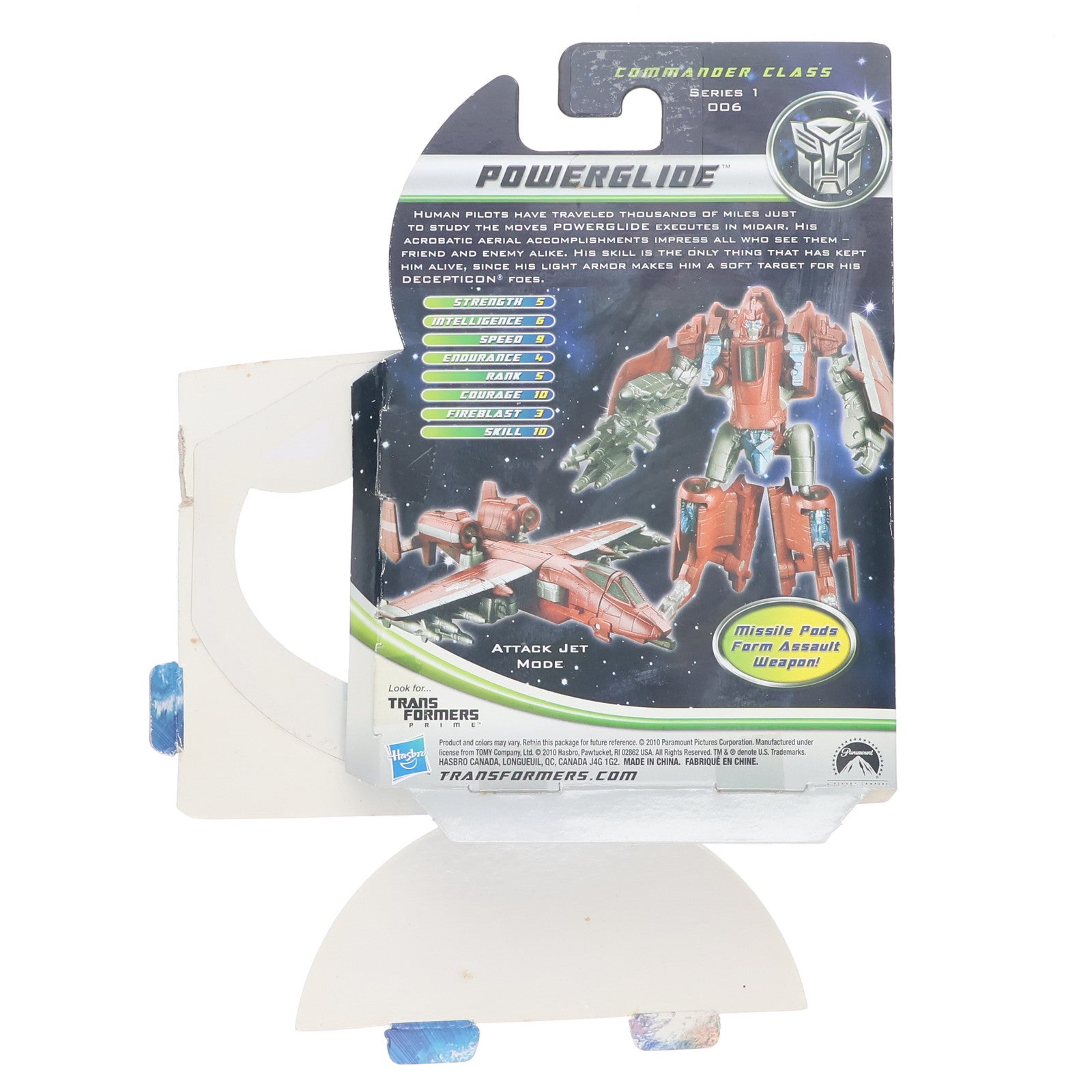 【中古即納】[TOY] トランスフォーマームービーCV-14 パワーグライド CYBERVERSE トランスフォーマー/ダークサイド・ムーン 完成トイ タカラトミー(20110815)
