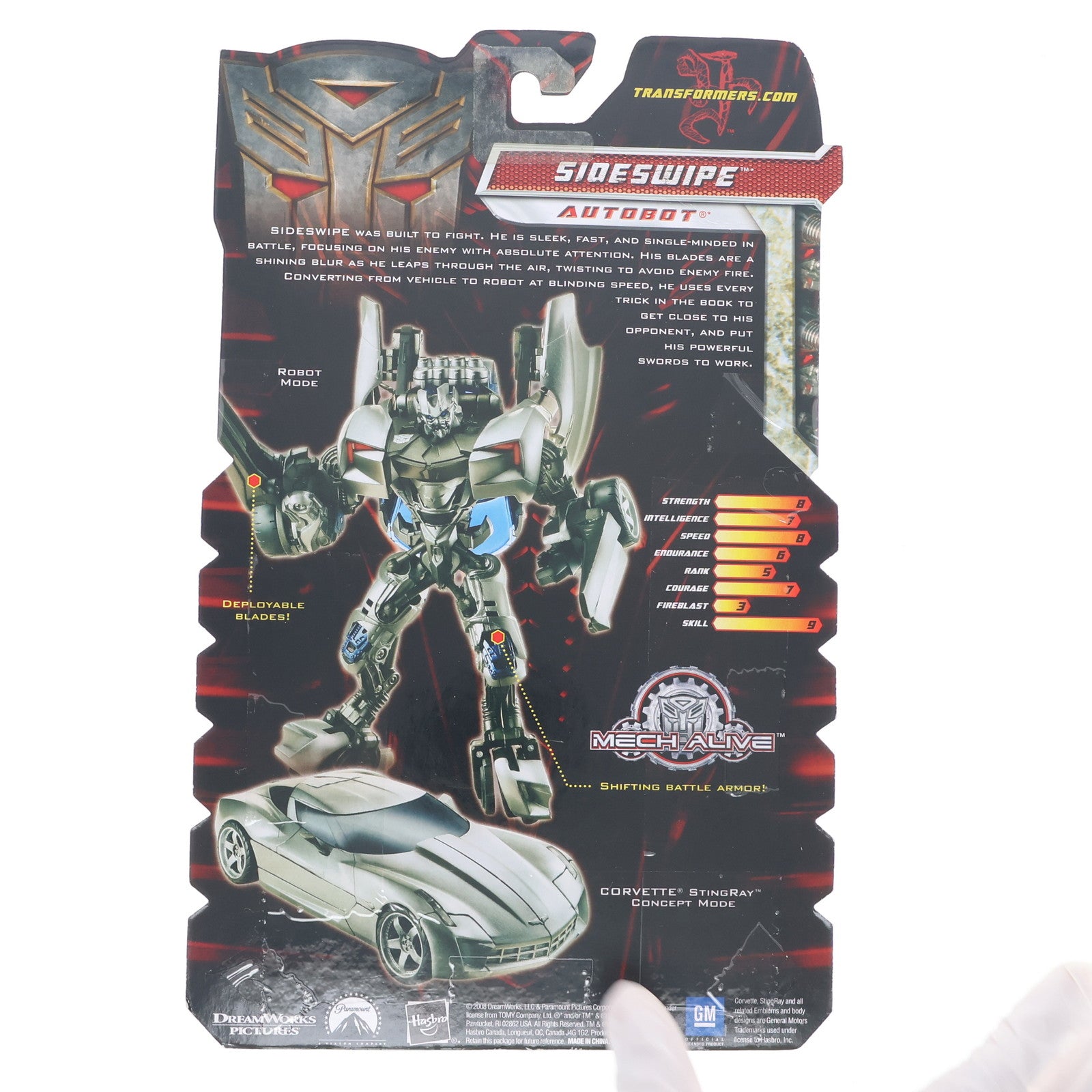 【中古即納】[TOY] トランスフォーマー ムービー RA-04 サイドスワイプ トランスフォーマー/リベンジ 完成トイ タカラトミー(20090530)