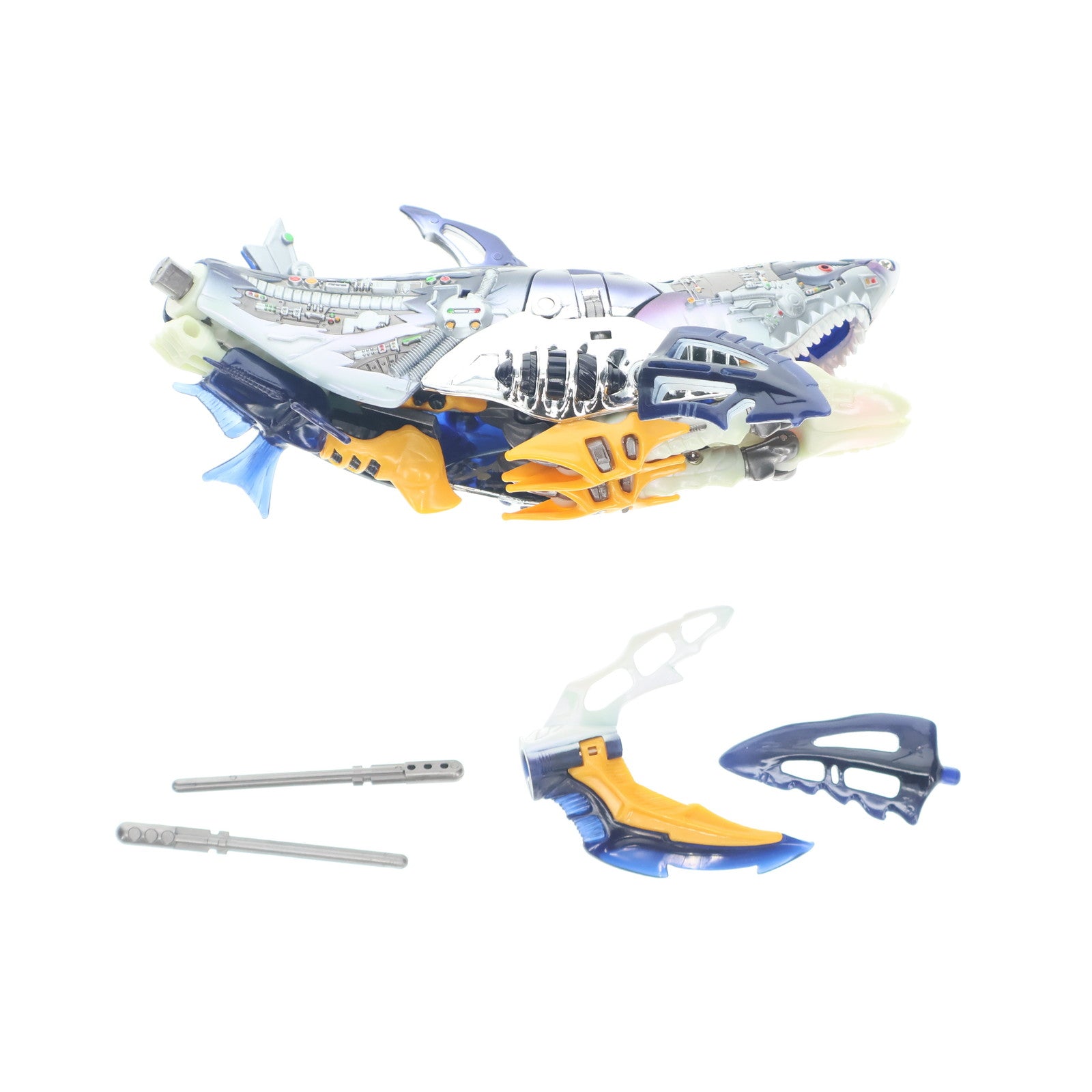 【中古即納】[TOY] トランスフォーマー カーロボット D-005 ゲルシャーク 完成トイ タカラ(20000420)
