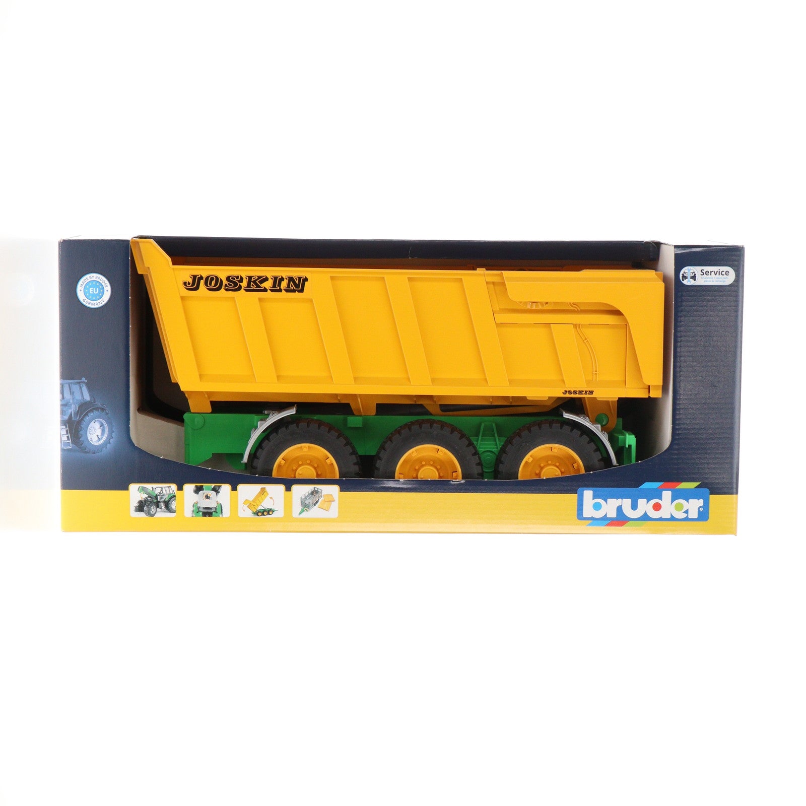 【中古即納】[TOY] 1/16 Joskin Tippingトレーラー 完成トイ bruder(ブルーダー)(19991231)