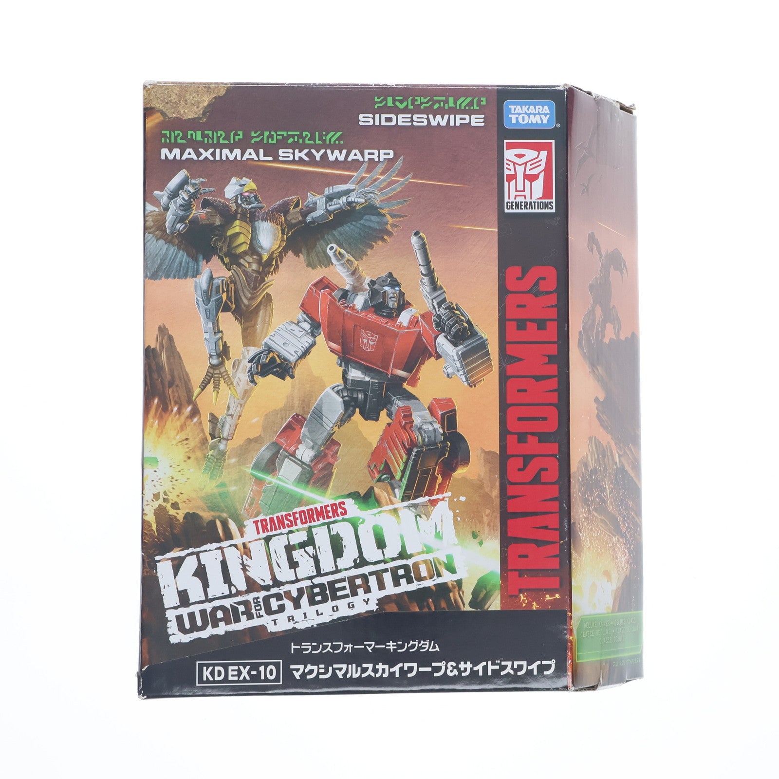 【中古即納】[TOY] タカラトミーモール限定 トランスフォーマー キングダム KD EX-10 マクシマルスカイワープ&サイドスワイプ 完成トイ タカラトミー(20220131)