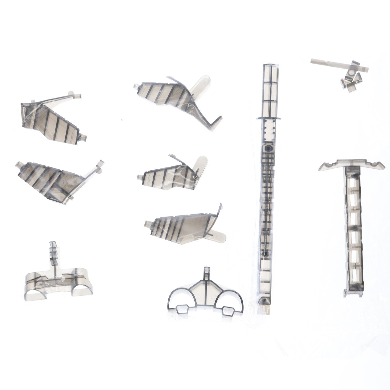 【中古即納】[TOY] 初期不良未対応 DX超合金対応 バリアブルスタンド(スモーククリアVer.) マクロスF(フロンティア) トイ用アクセサリ バンダイ(20100617)