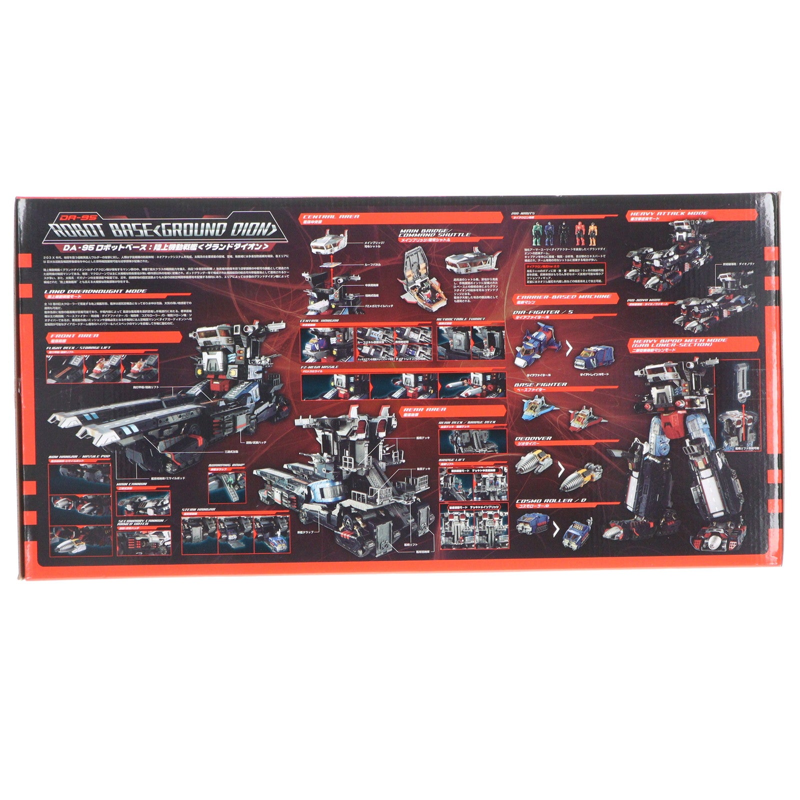 【中古即納】[TOY] ダイアクロン DA-95 ロボットベース:陸上機動戦艦 グランドダイオン 完成トイ タカラトミー(20230401)