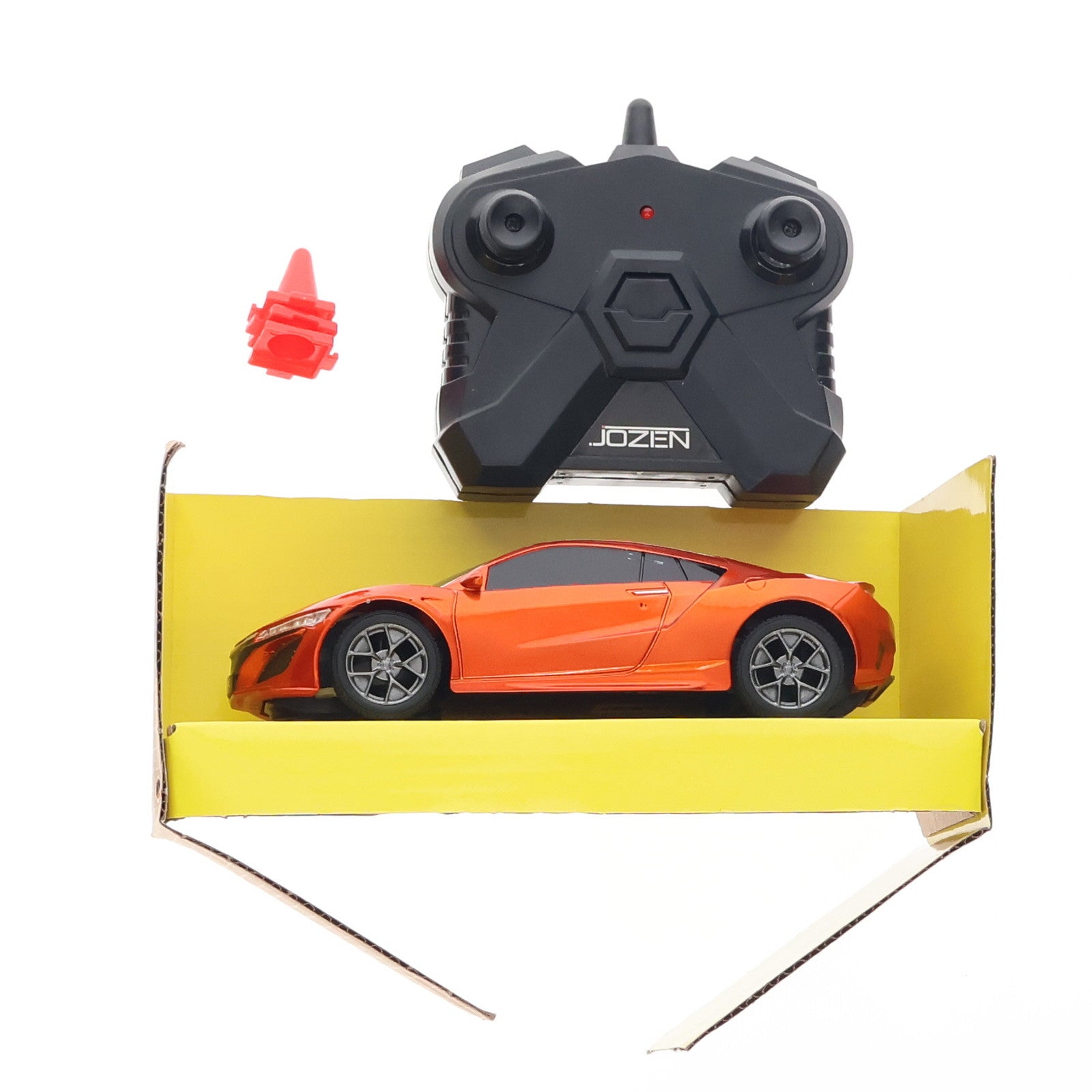 【中古即納】[RC] ライトドライブシリーズ 1/32 ホンダNSX(メタリックオレンジ) 2.4GHz仕様 ラジコン(JRVC121-OR) ジョーゼン(20221001)