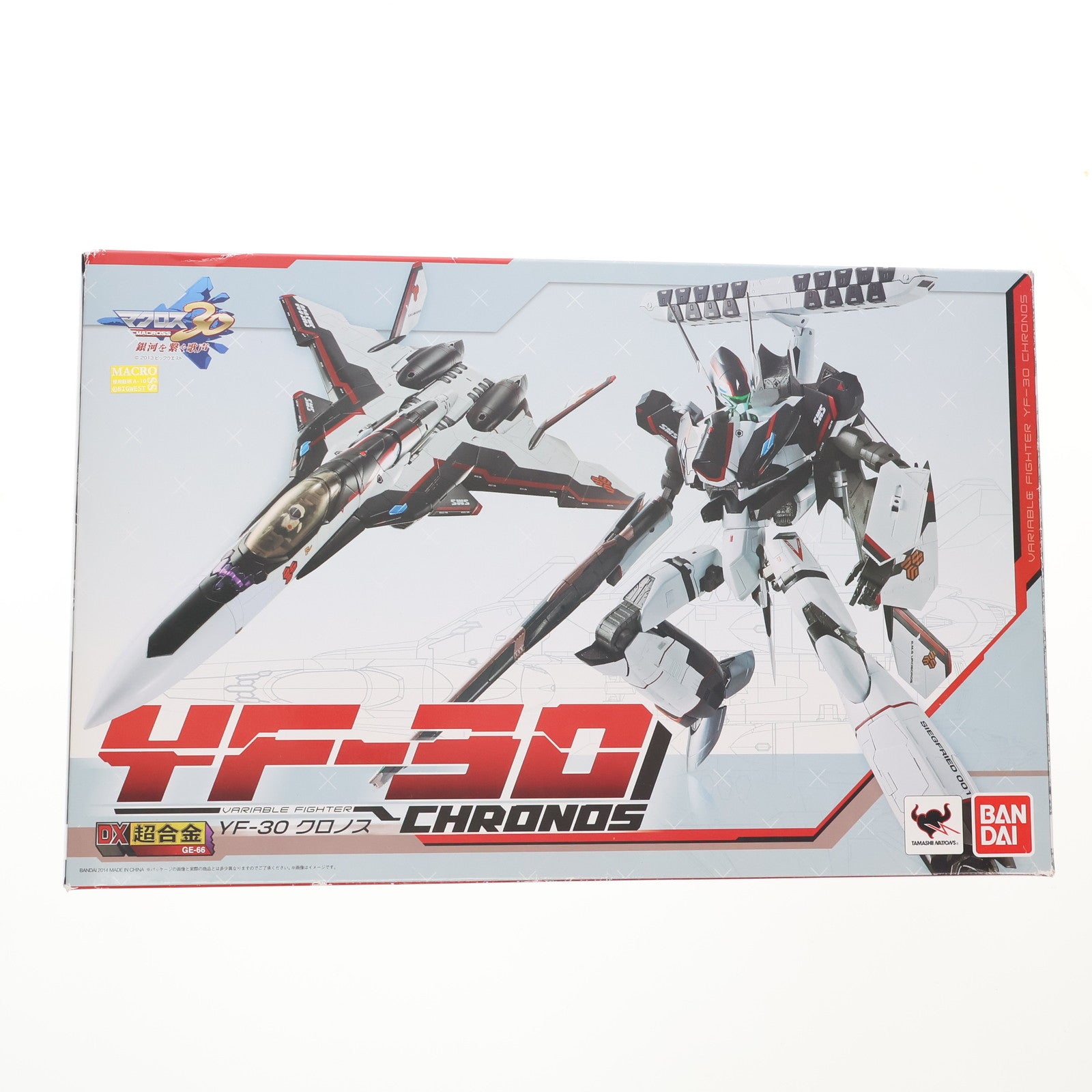 【中古即納】[TOY] DX超合金 YF-30 クロノス マクロス30 銀河を繋ぐ歌声 完成トイ バンダイ(20140809)