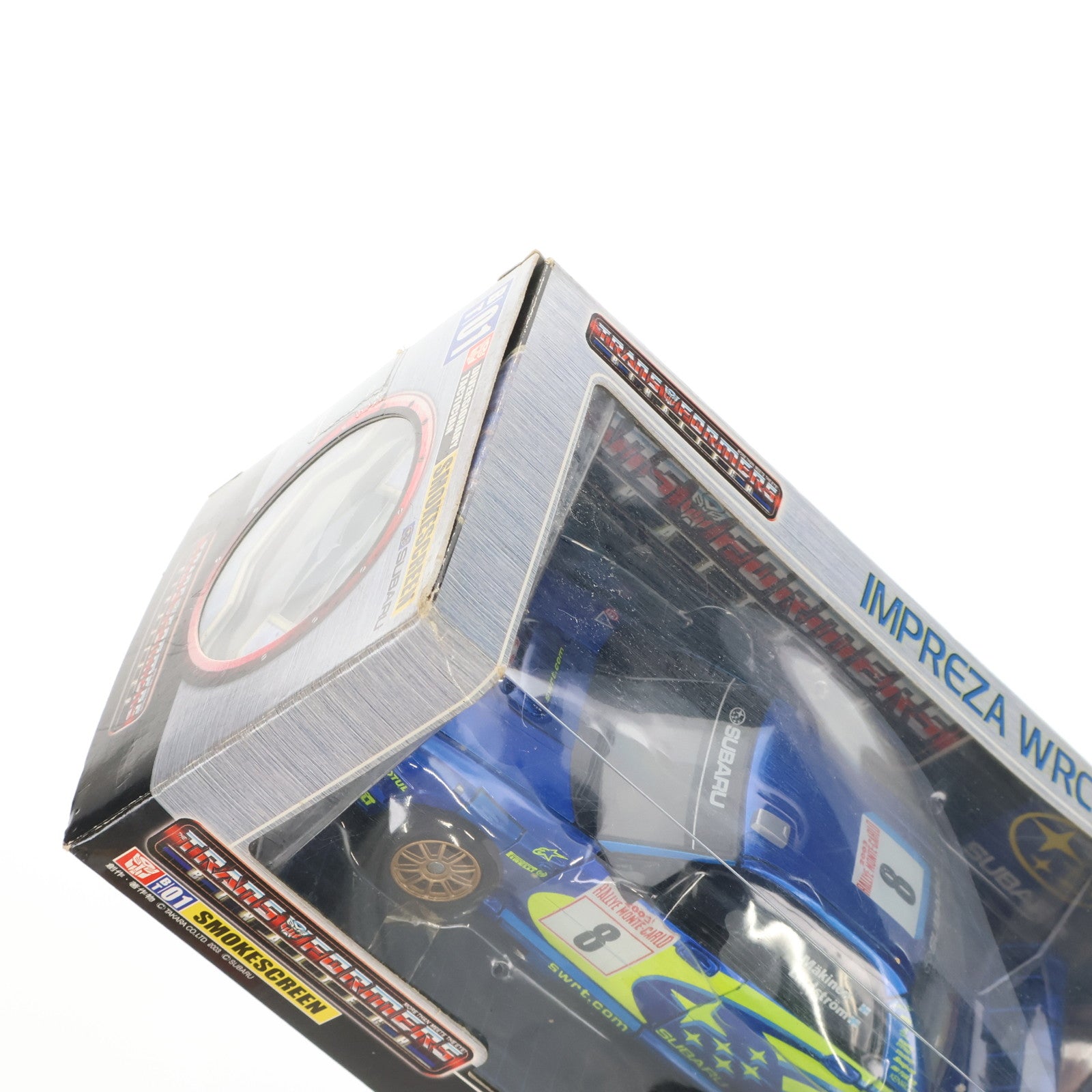 【中古即納】[TOY] トランスフォーマー バイナルテック BT-01 1/24 スモークスクリーン feat.スバルインプレッサWRC2003 No.8 完成トイ タカラ(20030930)