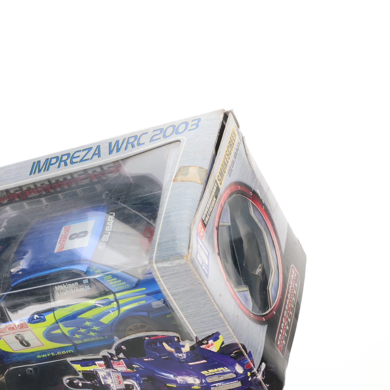 【中古即納】[TOY] トランスフォーマー バイナルテック BT-01 1/24 スモークスクリーン feat.スバルインプレッサWRC2003 No.8 完成トイ タカラ(20030930)
