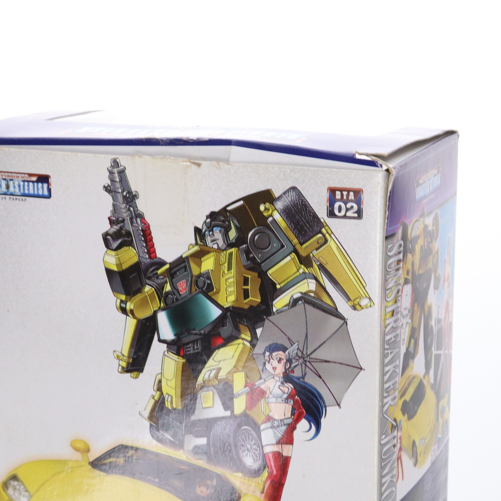 【中古即納】[TOY] トランスフォーマー バイナルテック アスタリスク BTA-02 1/24 サンストリーカー feat ダッジ バイパー meets ジュンコ 完成トイ タカラ(20050930)