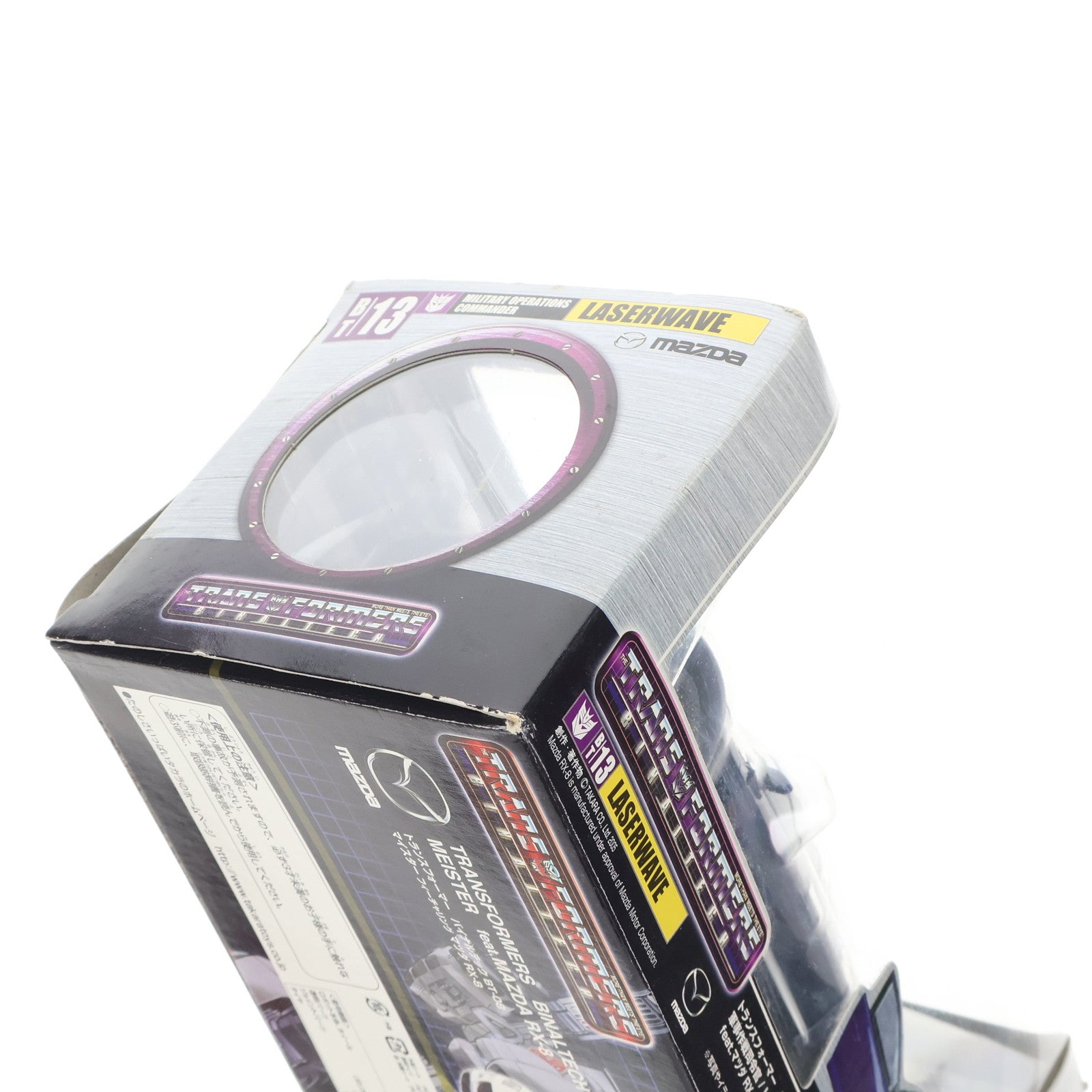 【中古即納】[TOY] トランスフォーマー バイナルテック BT-13 1/24 レーザーウェーブ feat.マツダRX-8 マツダスピードVersion II 完成トイ タカラ(20050415)