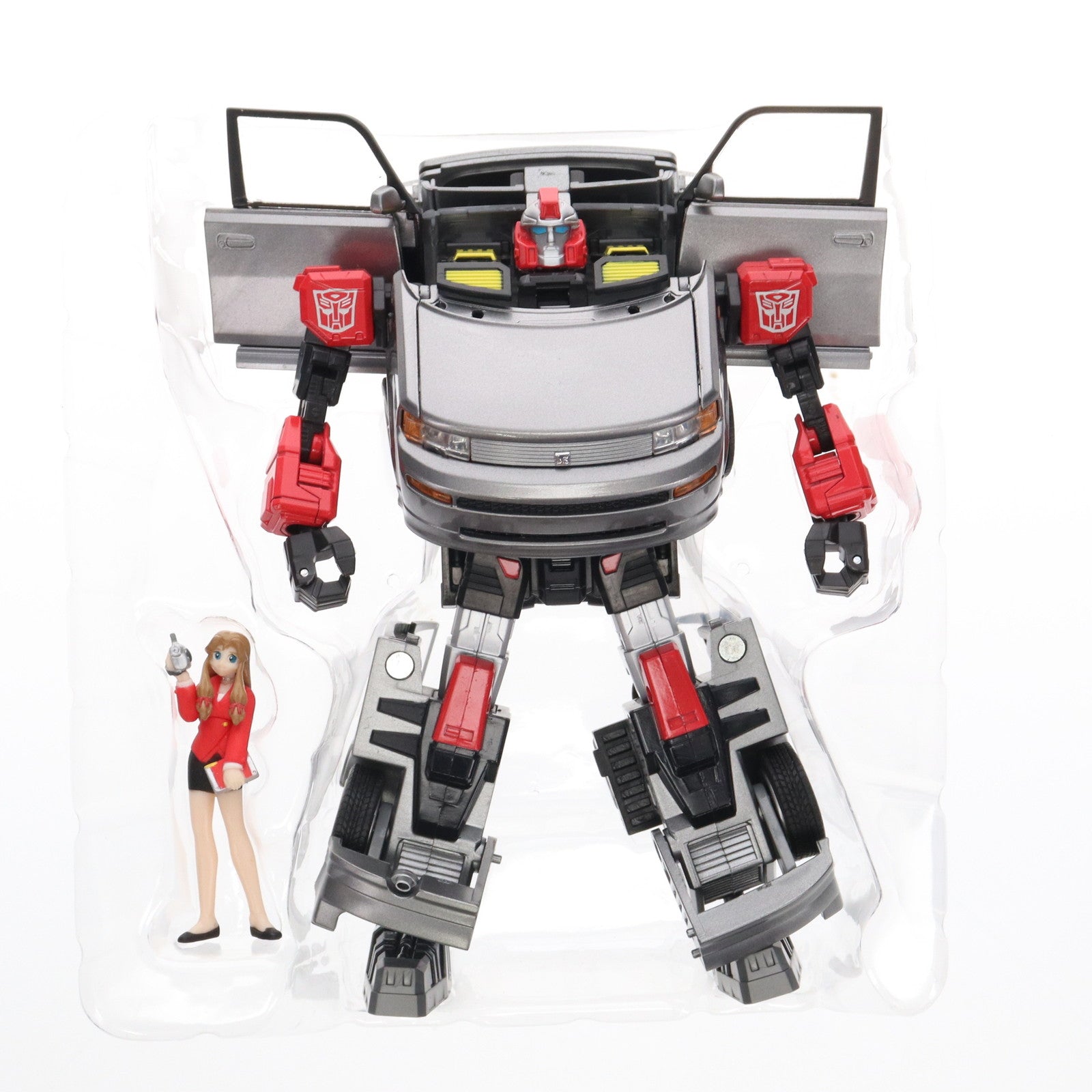 【中古即納】[TOY] トランスフォーマー バイナルテック アスタリスク BTA-03 1/24 ブロードブラスト feat トヨタ bB meets ルミナ 完成トイ タカラ(20051118)