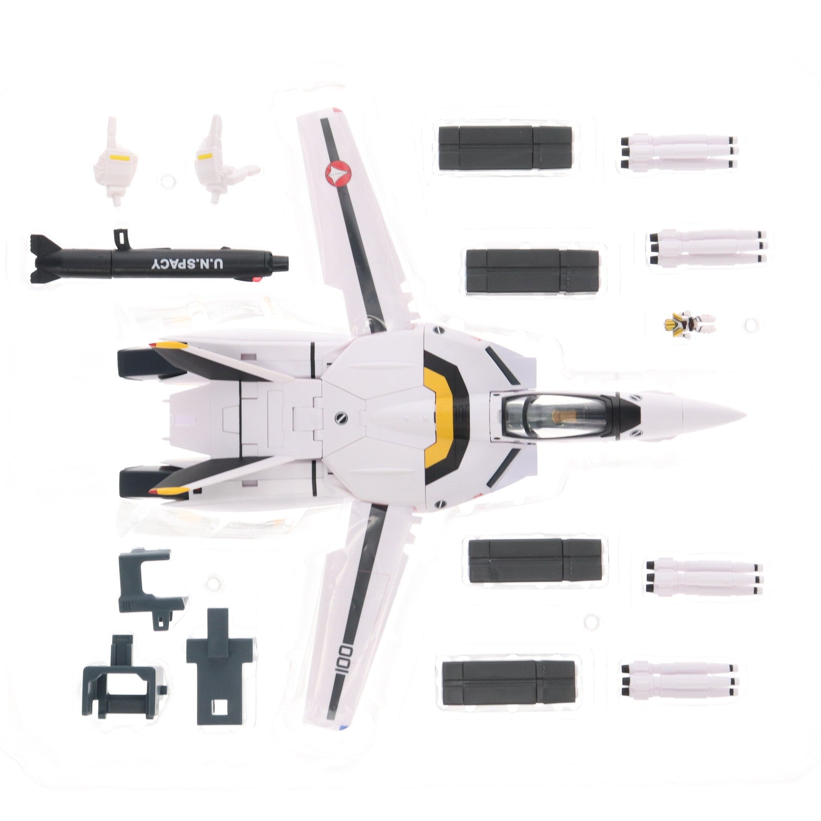 【中古即納】[TOY] 完全変形 1/60 VF-1S ストライクバルキリー(ロイ・フォッカースペシャル)movie ver. 超時空要塞マクロス 愛・おぼえていますか 完成トイ アルカディア(20161031)