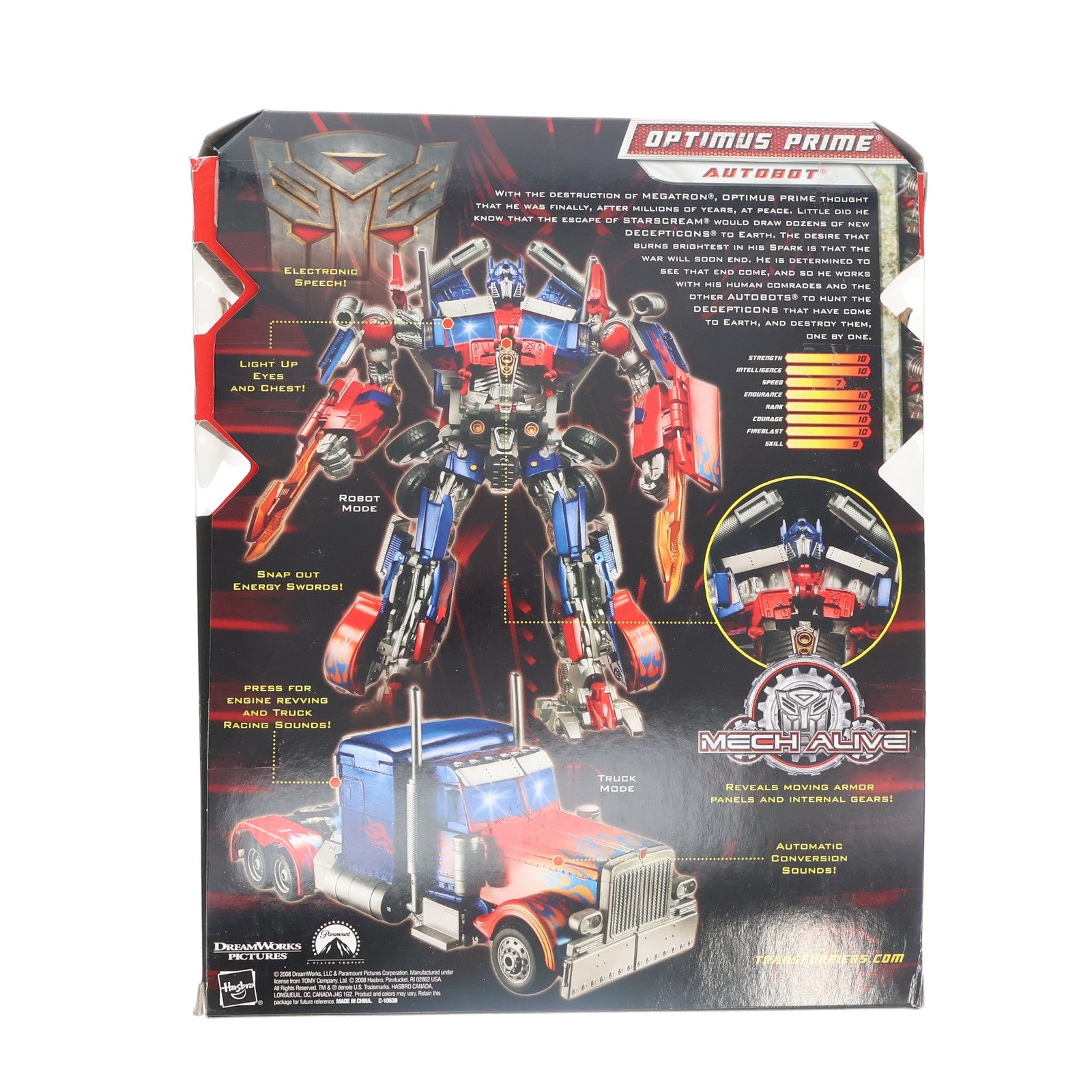 【中古即納】[TOY] トランスフォーマー ムービー RA-01 オプティマスプライム トランスフォーマー/リベンジ 完成トイ タカラトミー(20090530)