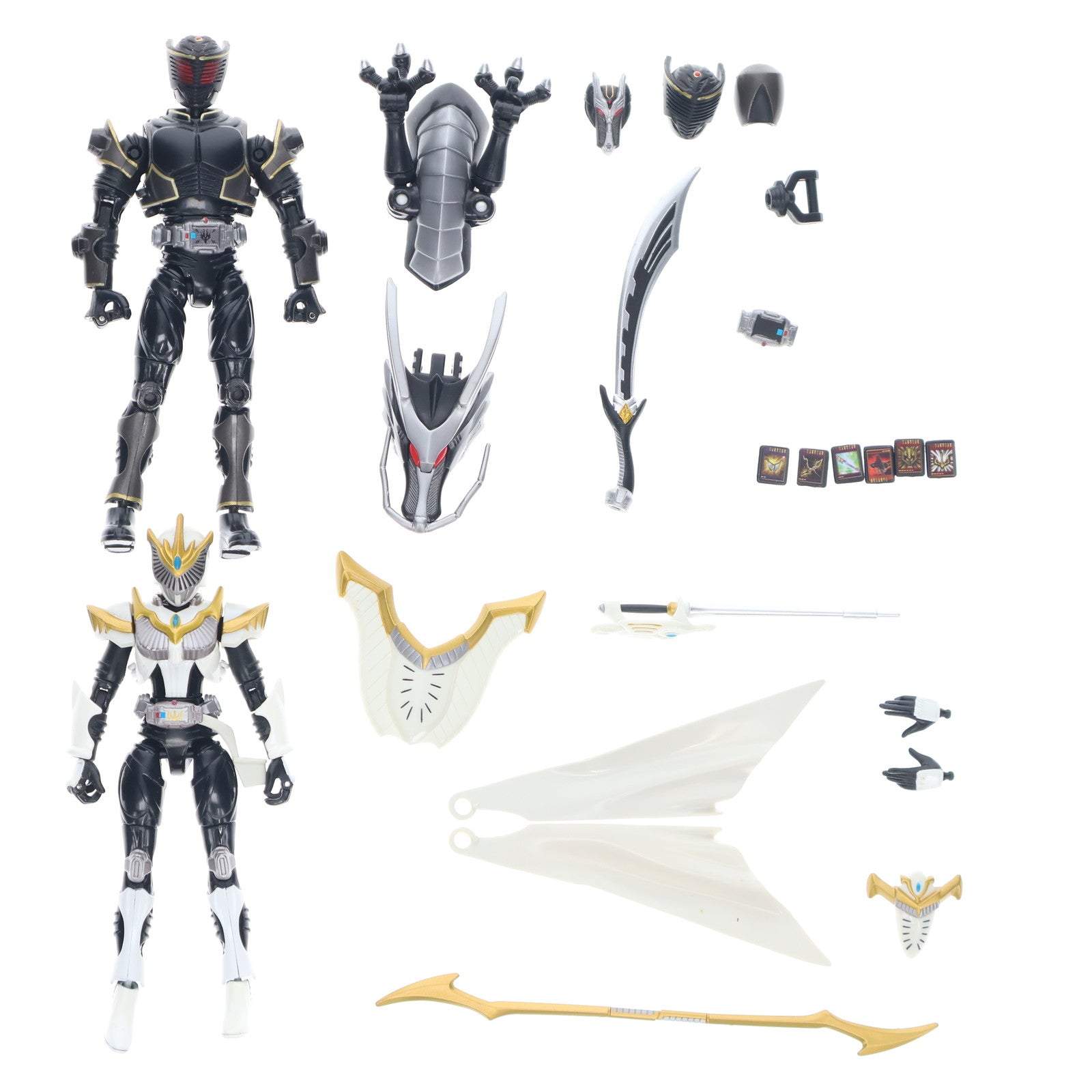 【中古即納】[TOY] 超合金 GD-94 装着変身 仮面ライダーファム&仮面ライダーリュウガ 仮面ライダー龍騎 完成トイ バンダイ(20051231)