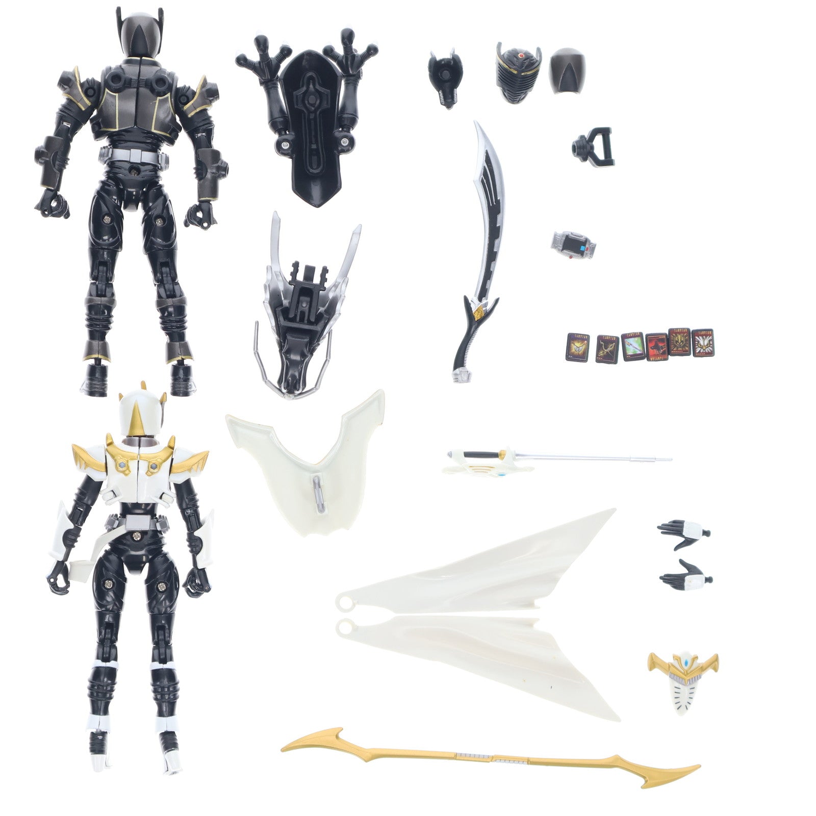 【中古即納】[TOY] 超合金 GD-94 装着変身 仮面ライダーファム&仮面ライダーリュウガ 仮面ライダー龍騎 完成トイ バンダイ(20051231)