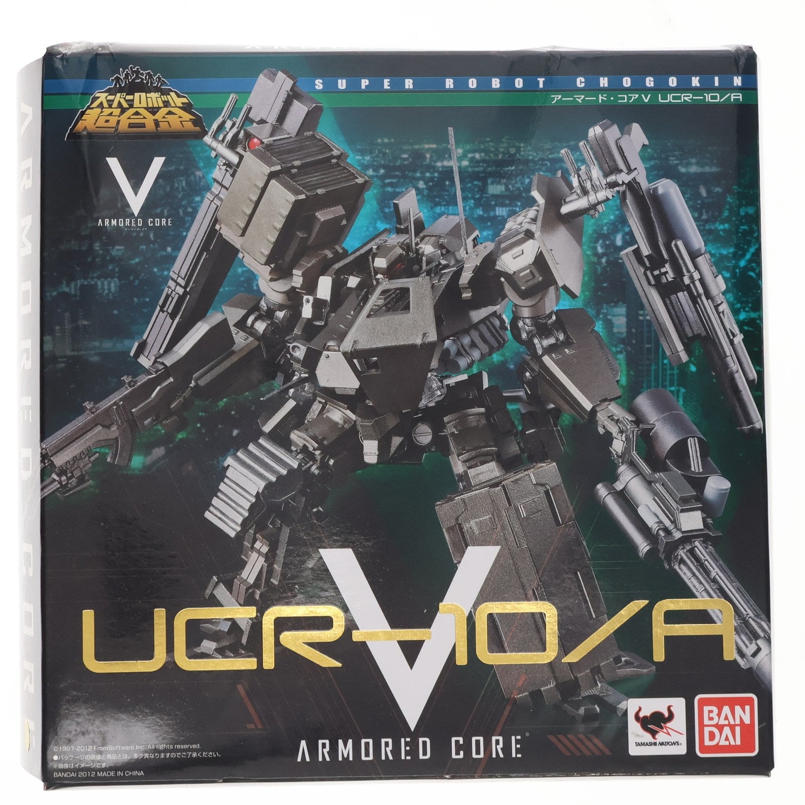 【中古即納】[TOY] スーパーロボット超合金 UCR-10/A ARMORED CORE V(アーマード・コアV) 完成トイ バンダイ(20120629)