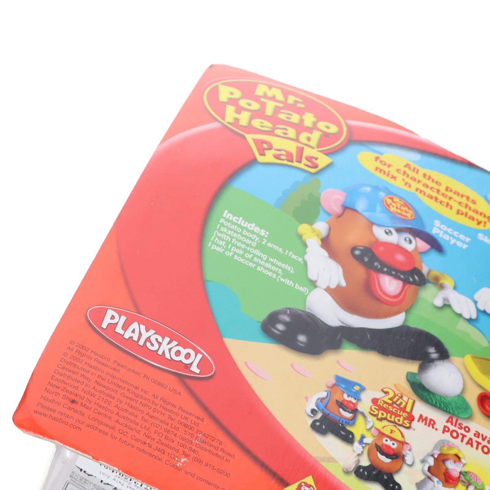 【中古即納】[TOY] Mr Potato Head(ミスター・ポテトヘッド) Pals 2in1 Sports Spuds Soccer Player & Skateboarder トイ・ストーリー 完成トイ(02248) ハズブロ(20021231)