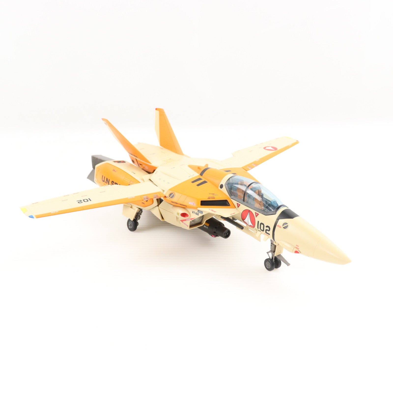 【中古即納】[TOY] 魂ウェブ商店限定 DX超合金 VF-1D バルキリー&ファン・レーサー 超時空要塞マクロス 完成トイ バンダイスピリッツ(20210731)