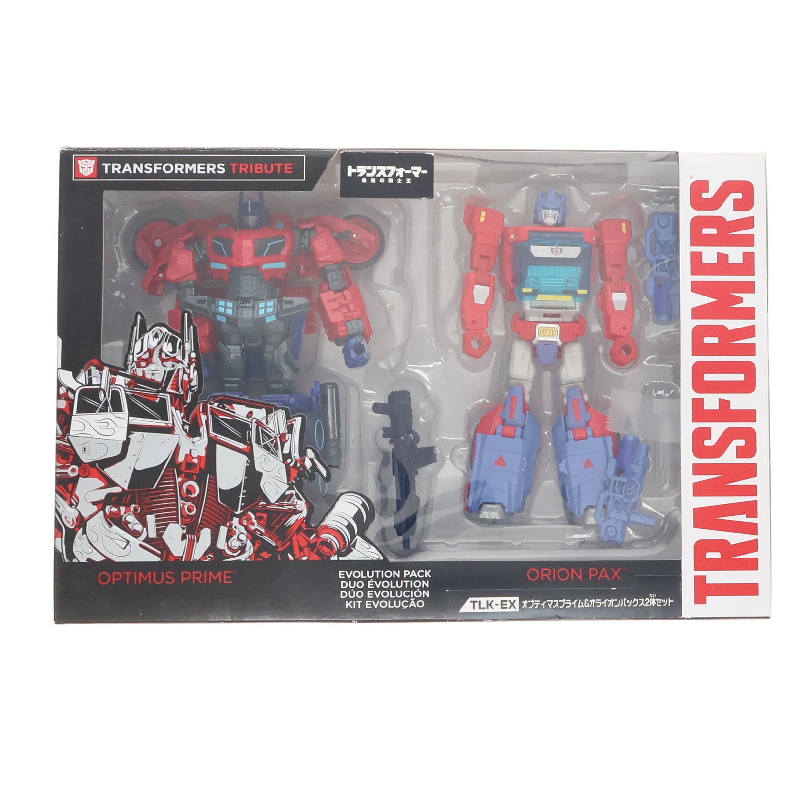【中古即納】[TOY] Amazon.co.jp限定 TLK-EX オプティマスプライム&オライオンパックス 2体セット トランスフォーマー/最後の騎士王 完成トイ タカラトミー(20170831)