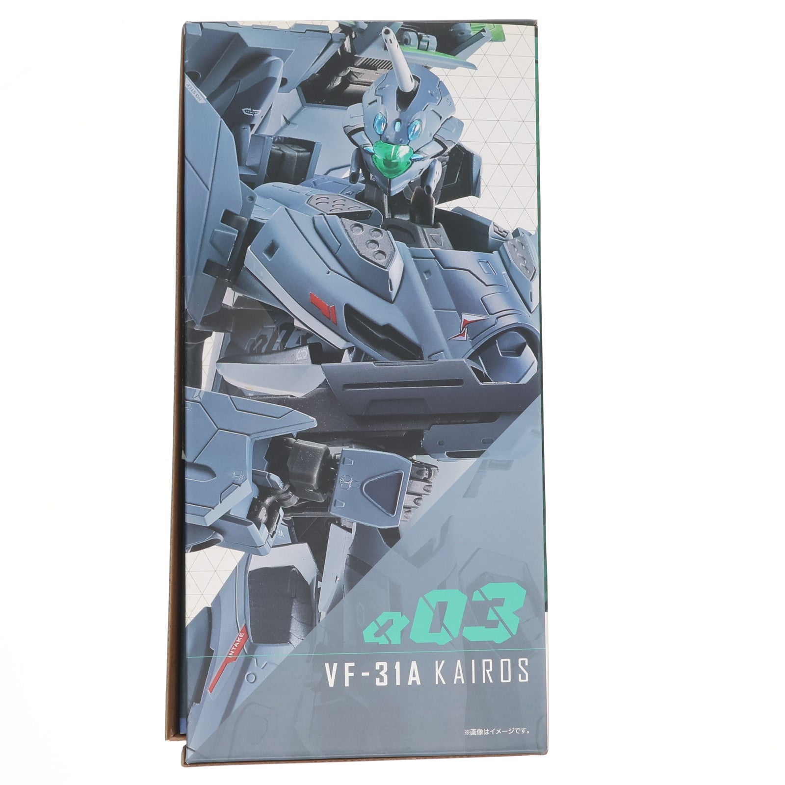 【中古即納】[TOY] 魂ウェブ商店限定 DX超合金 VF-3A カイロス(一般機) マクロスΔ(デルタ) 完成トイ バンダイ(20180331)