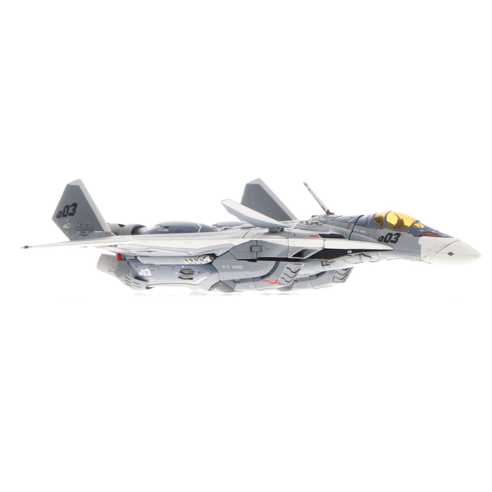 【中古即納】[TOY] 魂ウェブ商店限定 DX超合金 VF-3A カイロス(一般機) マクロスΔ(デルタ) 完成トイ バンダイ(20180331)