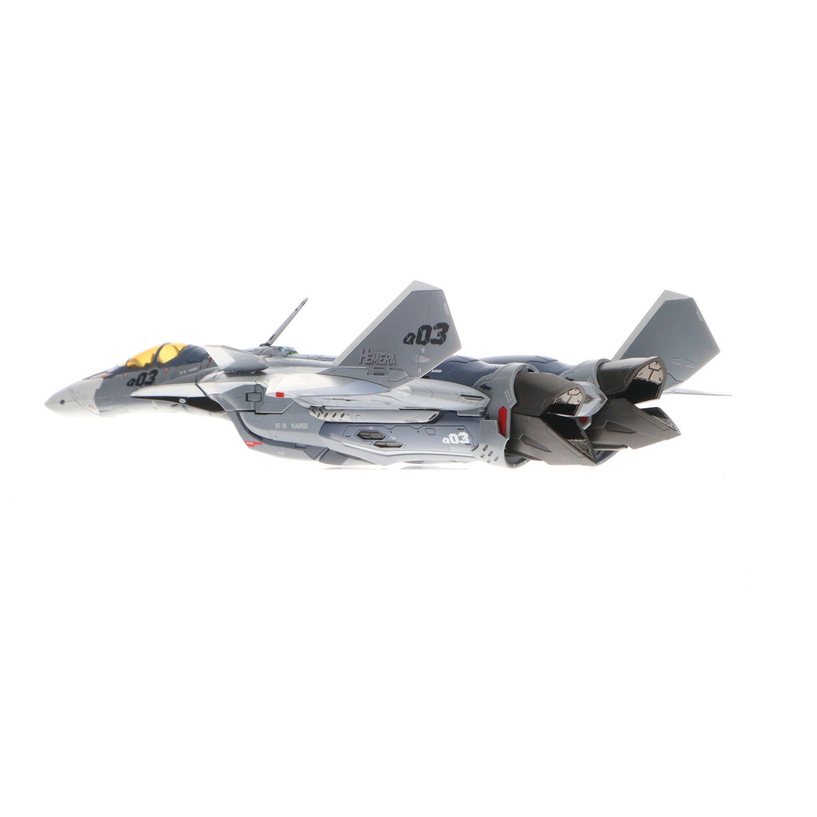 【中古即納】[TOY] 魂ウェブ商店限定 DX超合金 VF-3A カイロス(一般機) マクロスΔ(デルタ) 完成トイ バンダイ(20180331)