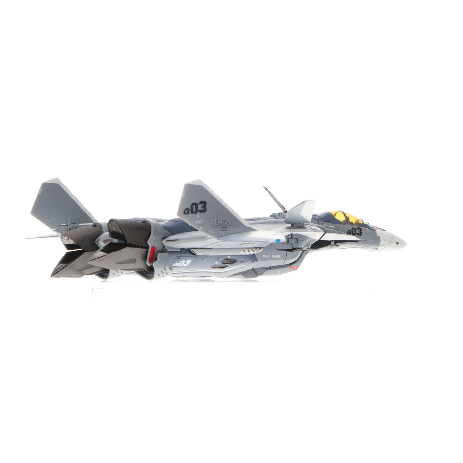 【中古即納】[TOY] 魂ウェブ商店限定 DX超合金 VF-3A カイロス(一般機) マクロスΔ(デルタ) 完成トイ バンダイ(20180331)