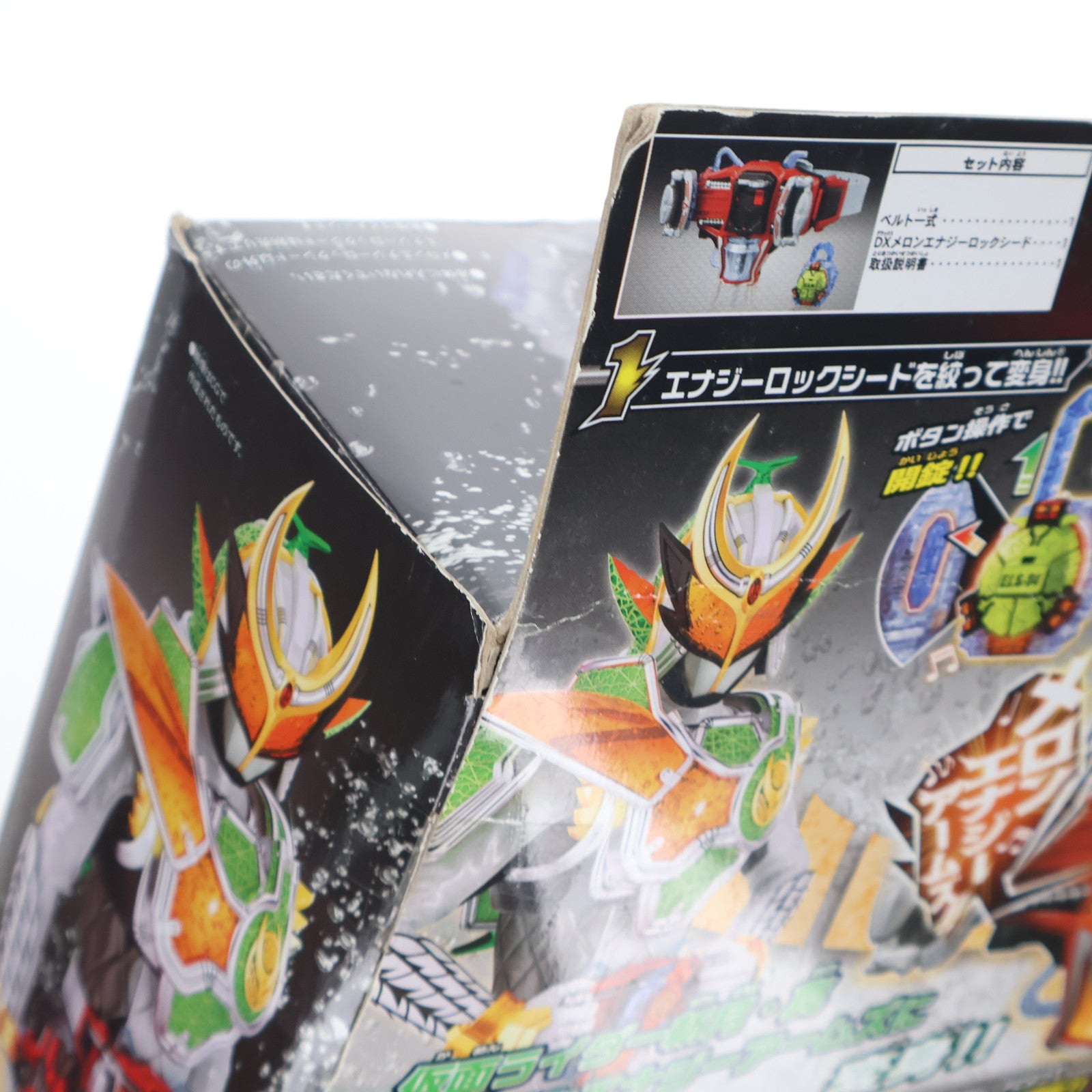 【中古即納】[TOY] 変身ベルト DXゲネシスドライバー&メロンエナジーロックシード 仮面ライダー鎧武 完成トイ バンダイ(20131228)