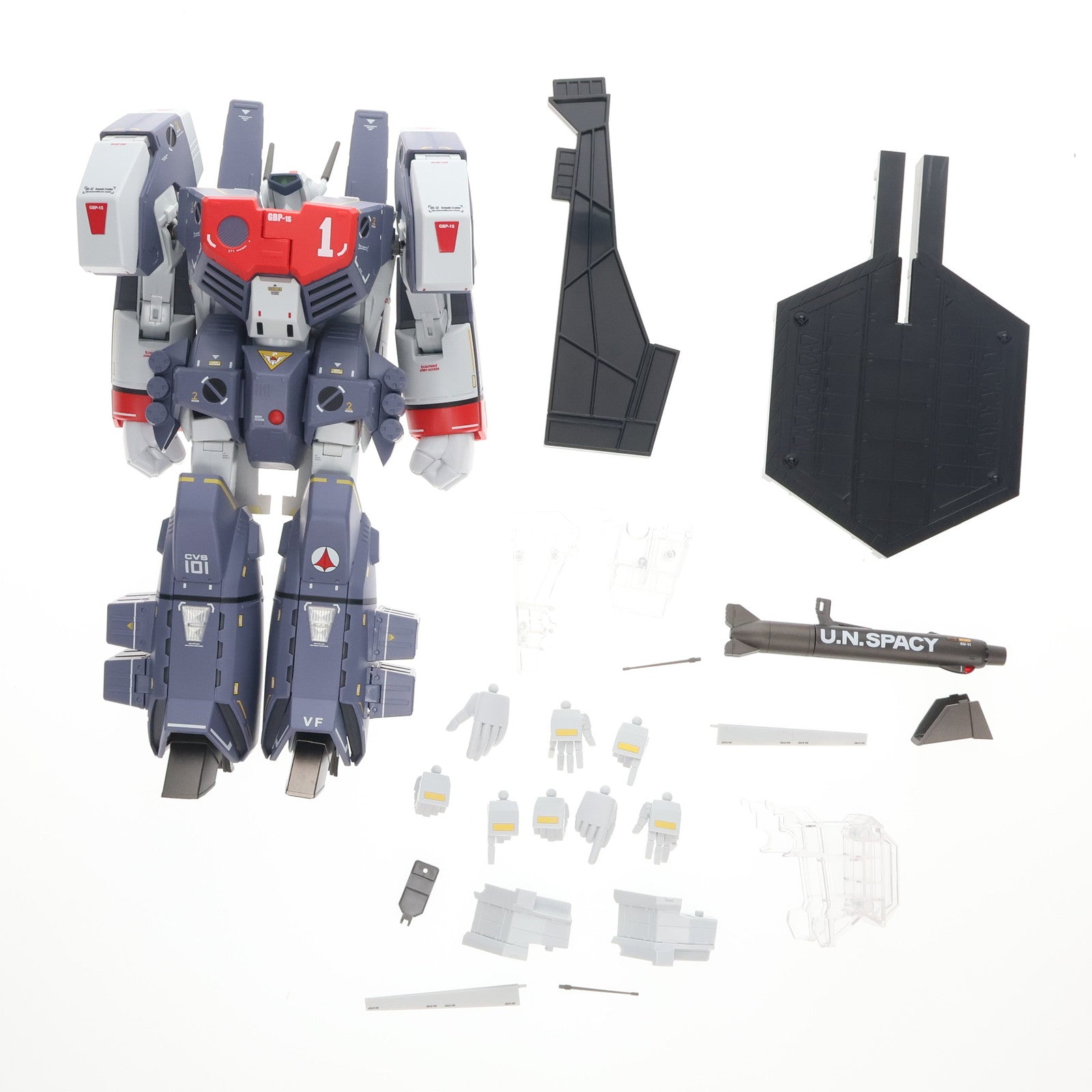 【中古即納】[TOY] DX超合金 VF-1J アーマードバルキリー(一条輝機) 超時空要塞マクロス 完成トイ バンダイスピリッツ(20210924)