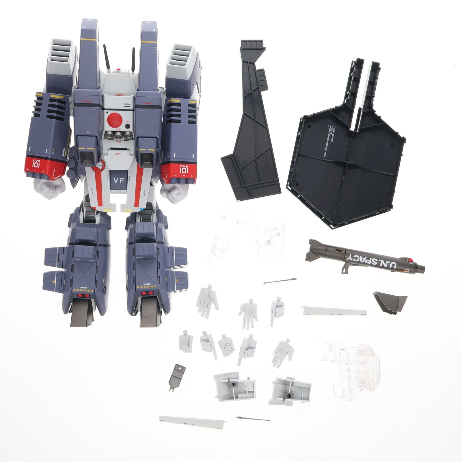 【中古即納】[TOY] DX超合金 VF-1J アーマードバルキリー(一条輝機) 超時空要塞マクロス 完成トイ バンダイスピリッツ(20210924)