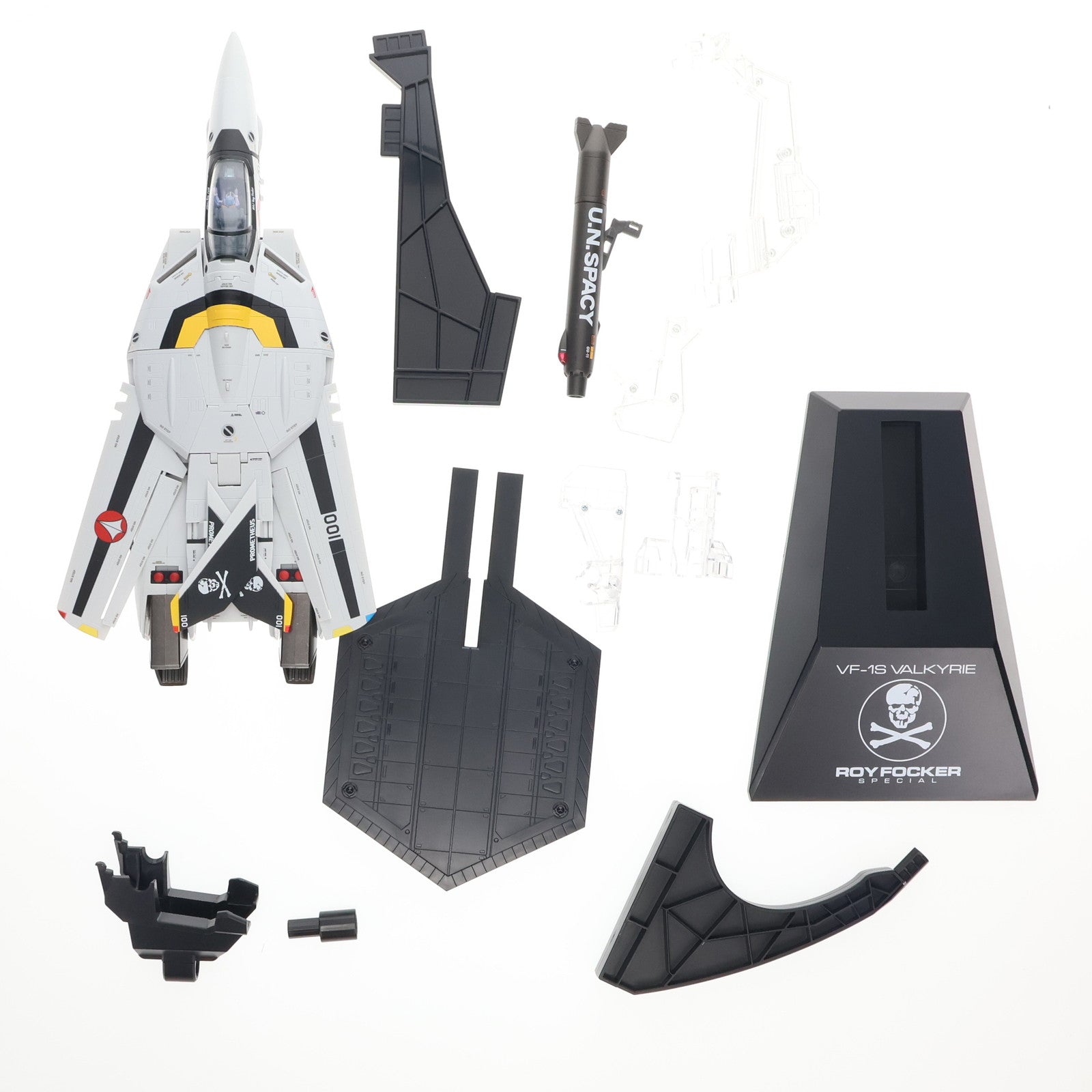【中古即納】[TOY] DX超合金 初回限定版 VF-1Sバルキリー ロイ・フォッカースペシャル 超時空要塞マクロス 完成トイ バンダイスピリッツ(20201128)