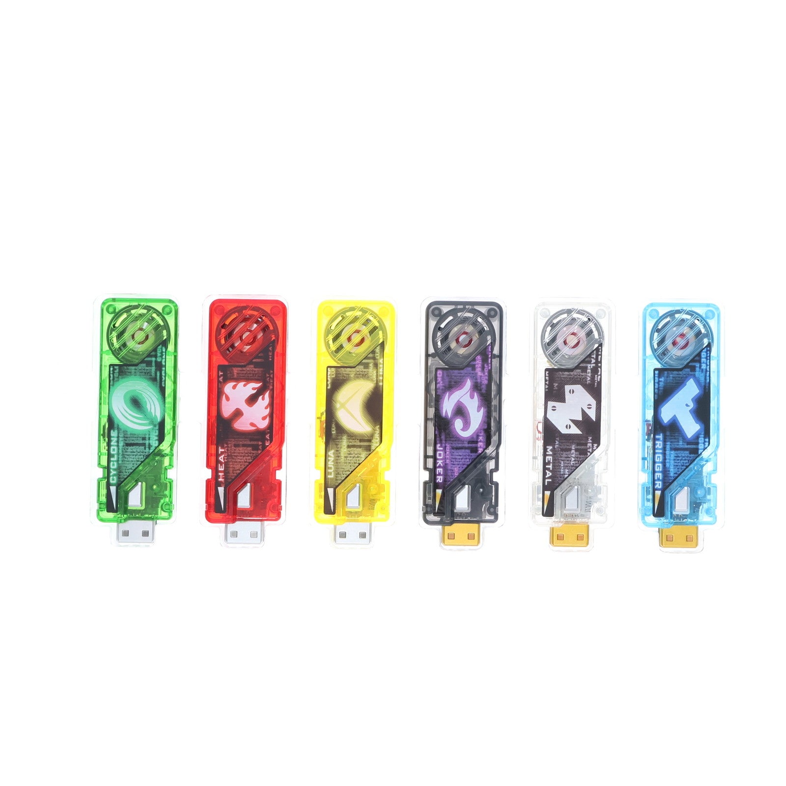 【中古即納】[TOY] プレミアムバンダイ限定 コンプリートセレクションモディフィケーション CSM ガイアメモリver.1.5 風都探偵 EDITION 仮面ライダーW(ダブル) 完成トイ バンダイ(20230331)