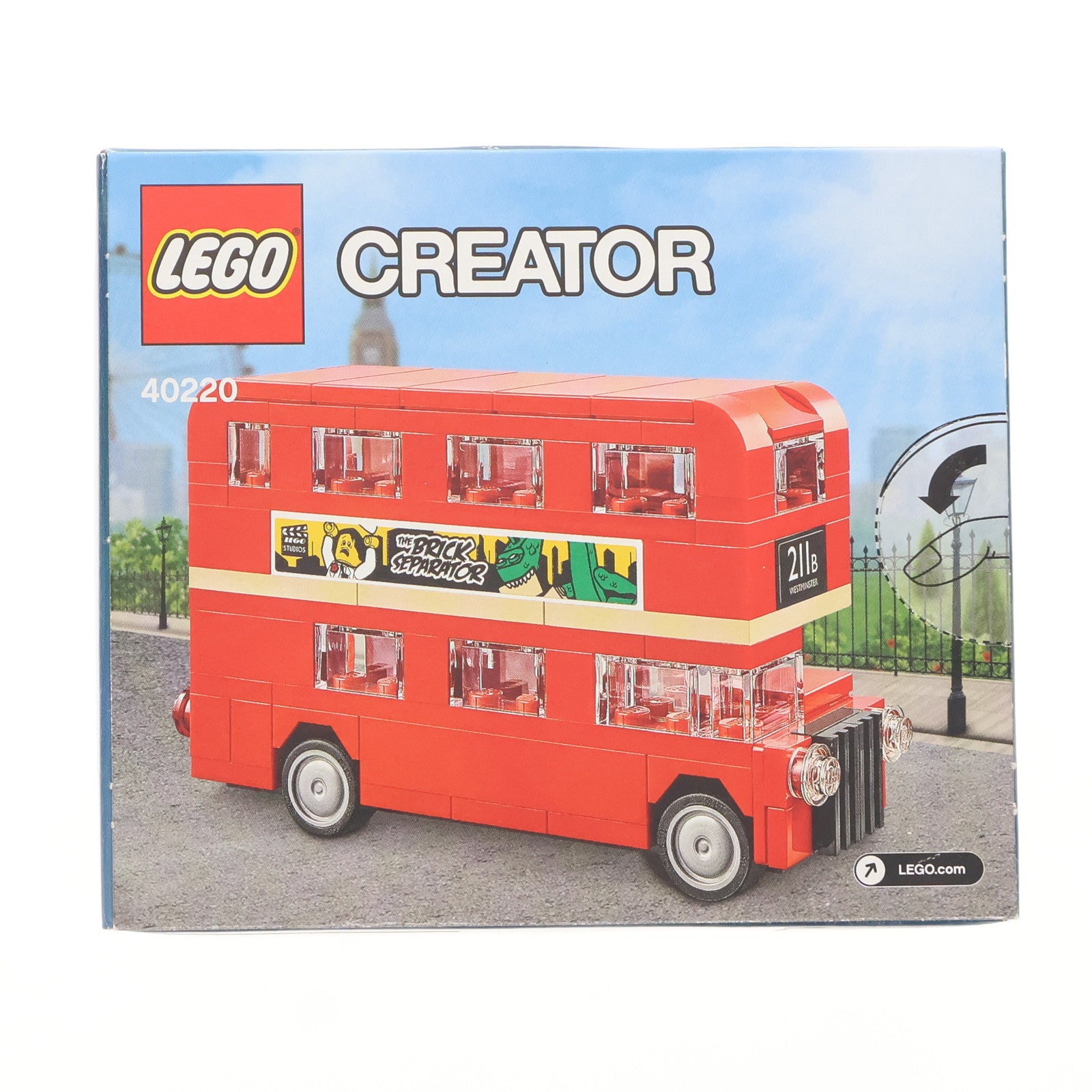 【中古即納】[TOY] LEGO Creator(レゴ クリエイター) 40220 ロンドンバス(ミニ) 組立トイ(6137276) LEGO(レゴ)(20161231)