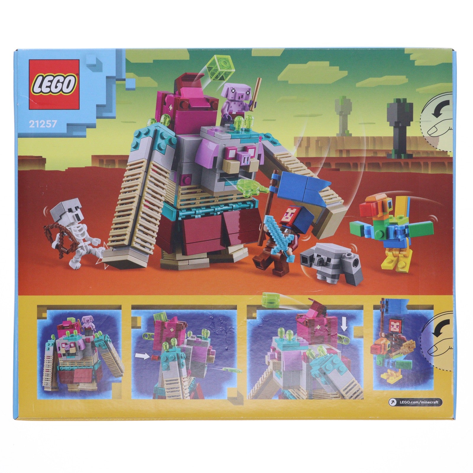 【中古即納】[TOY] LEGO Minecraft(レゴ マインクラフト) 21257 デバウアーとの対決 組立トイ LEGO(レゴ)(20240101)