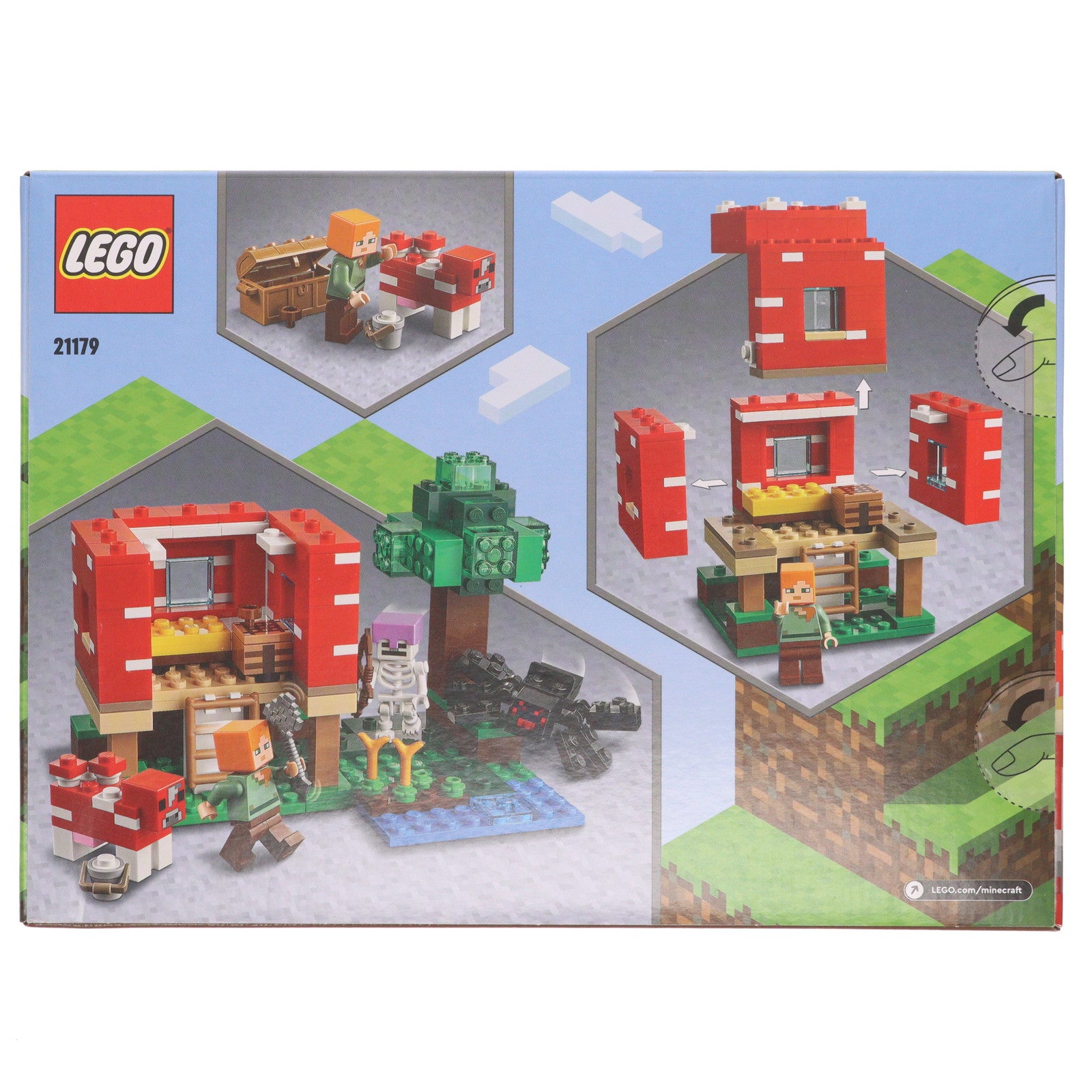 【中古即納】[TOY] LEGO Minecraft(レゴ マインクラフト) 21179 キノコハウス 組立トイ LEGO(レゴ)(20220101)