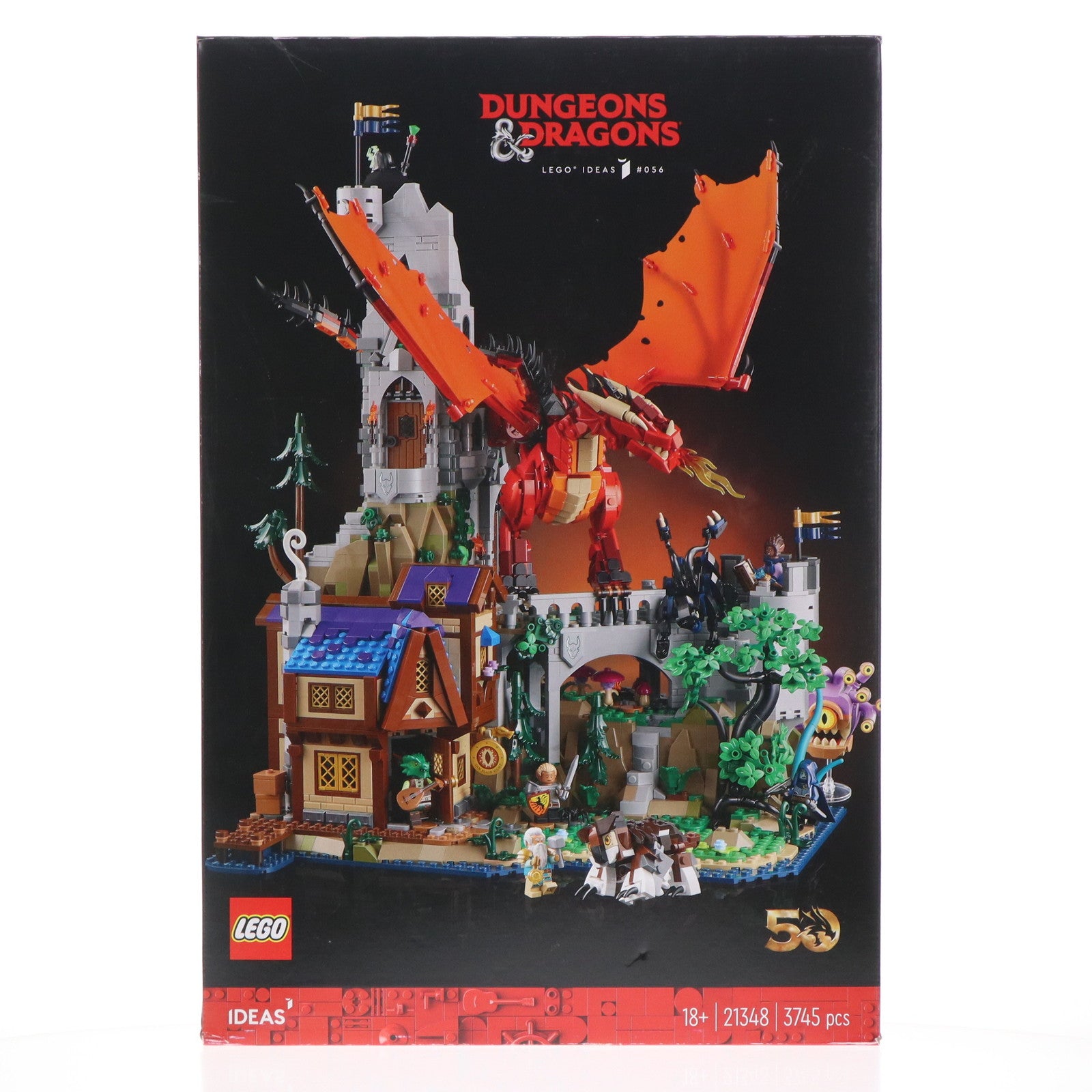 【中古即納】[TOY] LEGO Ideas(レゴ アイデア) 21348 ダンジョンズ&ドラゴンズ:レッド・ドラゴンの伝説 組立トイ LEGO(レゴ)(20240401)