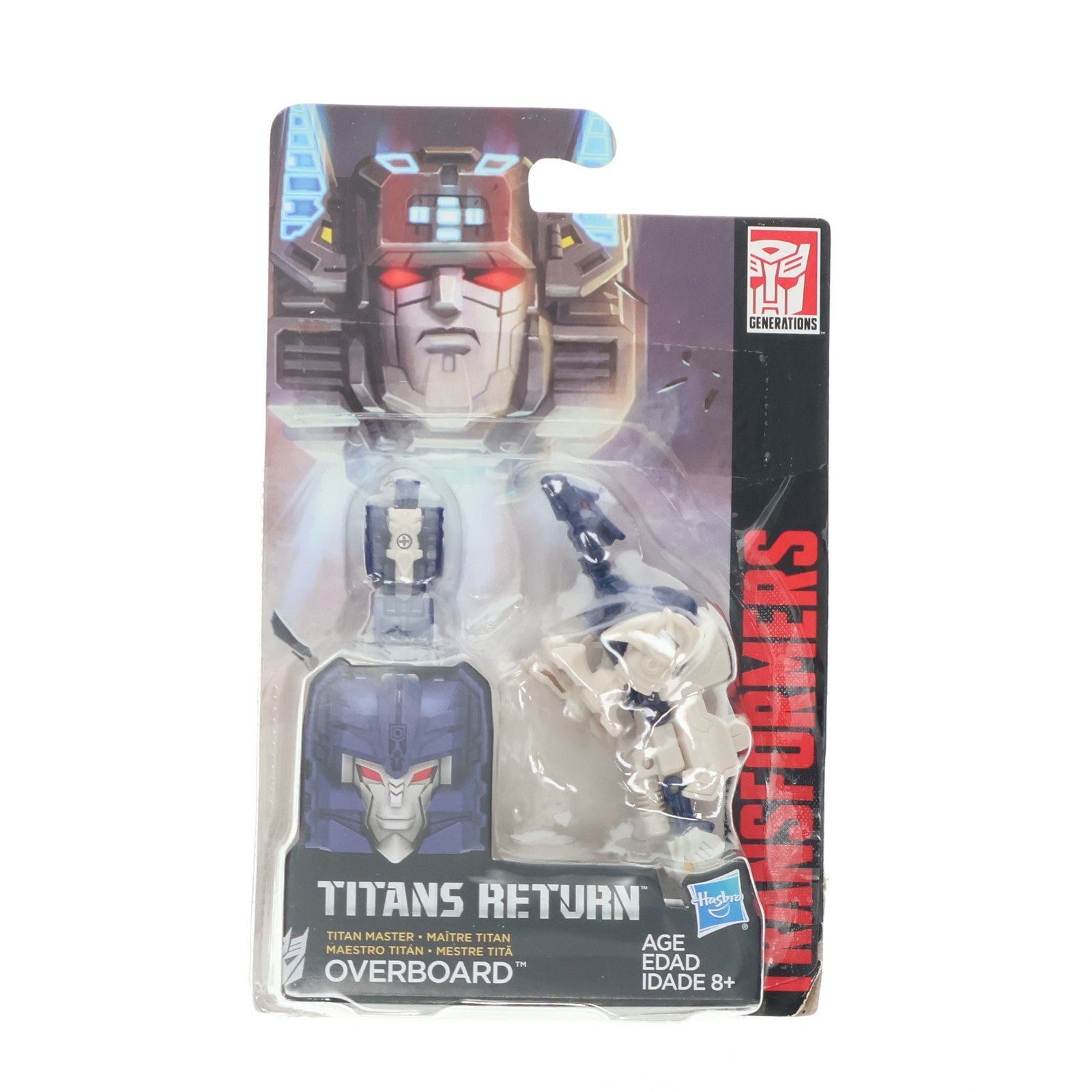 【中古即納】[TOY] トランスフォーマー ジェネレーションズ タイタンズリターン タイタンマスタークラス OVERBOARD(オーバーボード) 完成トイ ハズブロ(19991231)