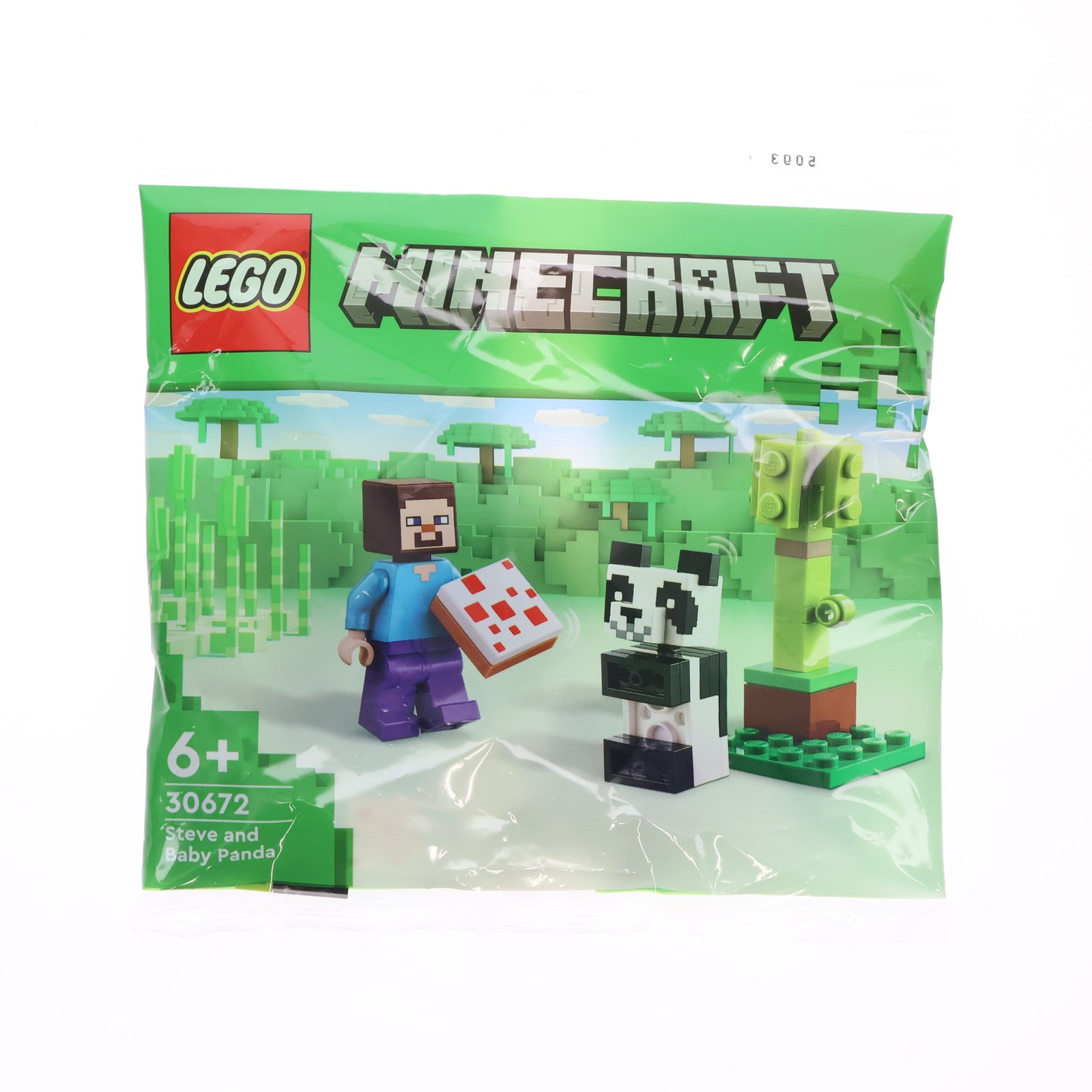 【中古即納】[TOY] LEGO Minecraft(レゴ マインクラフト) 30672 スティーブとベビーパンダ 組立トイ LEGO(レゴ)(20231231)