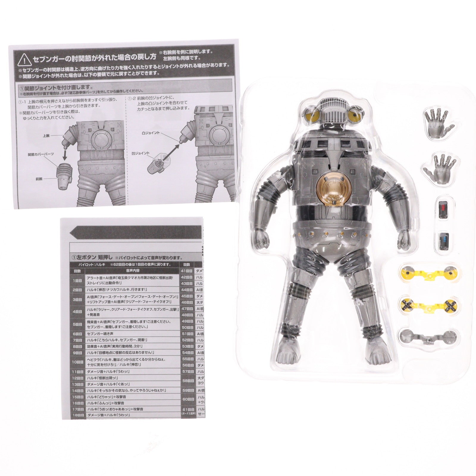 【中古即納】[TOY] プレミアムバンダイ限定 光る!鳴る! 特空機1号 セブンガー ウルトラマンZ 完成トイ バンダイ(20210331)