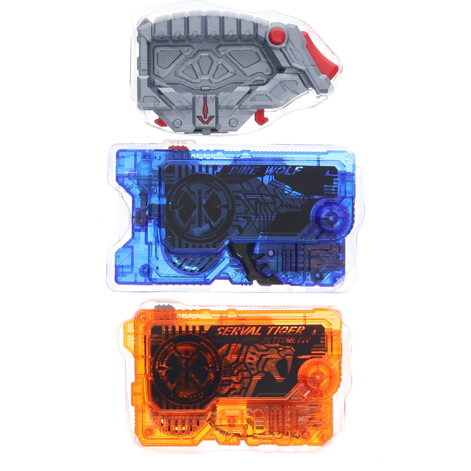 【中古即納】[TOY] (おもちゃ単品) DXダイアウルフゼツメライズキー&サーバルタイガーゼツメライズキー Blu-ray/DVD ゼロワン Others 仮面ライダーバルカン&バルキリー DXダイアウルフゼツメライズキー&サーバルタイガーゼツメライズキー版 同梱品 完成トイ バンダイ(20211110)