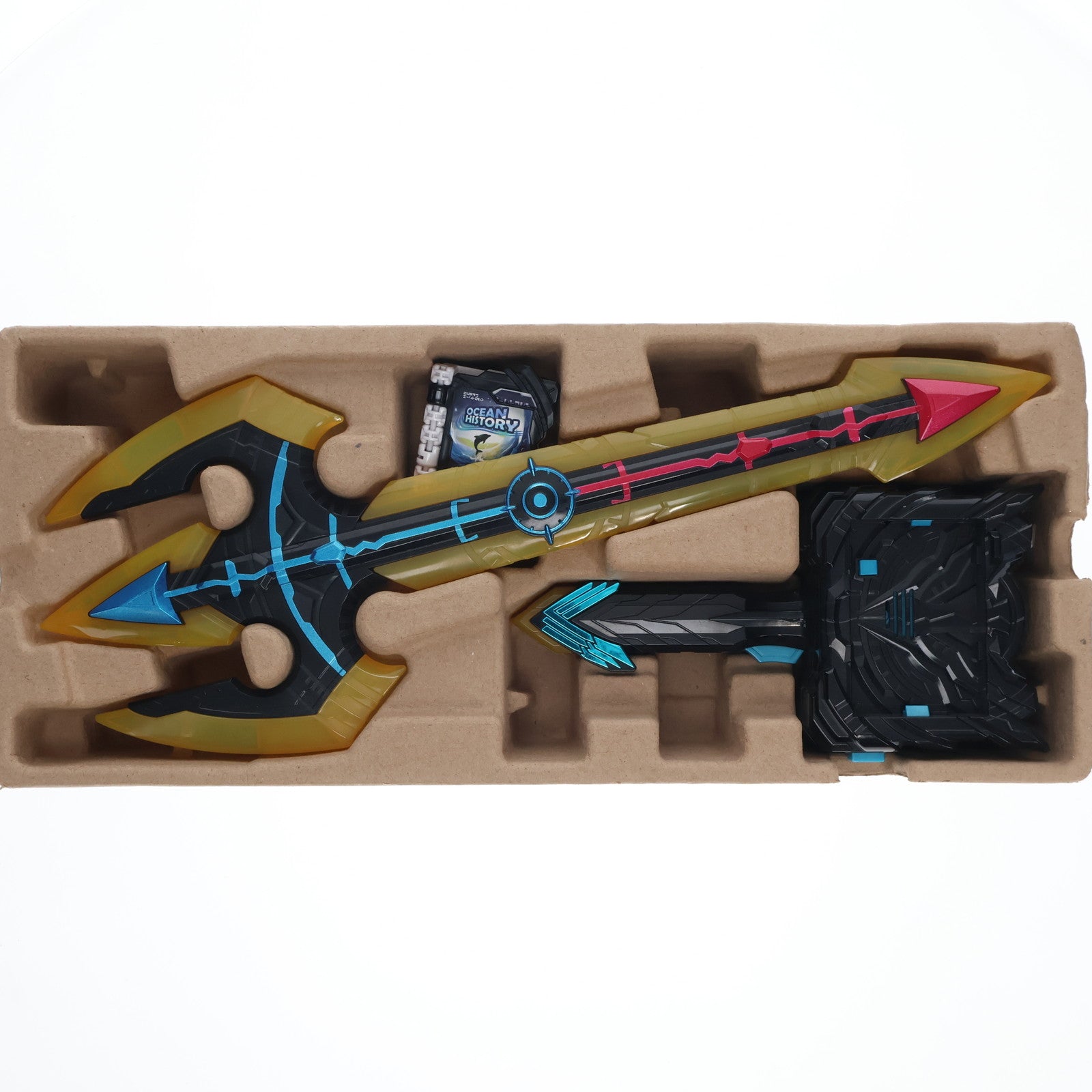 【中古即納】[TOY] プレミアムバンダイ限定 変身聖剣 DX時国剣界時 仮面ライダーセイバー/聖刃 完成トイ バンダイ(20210818)