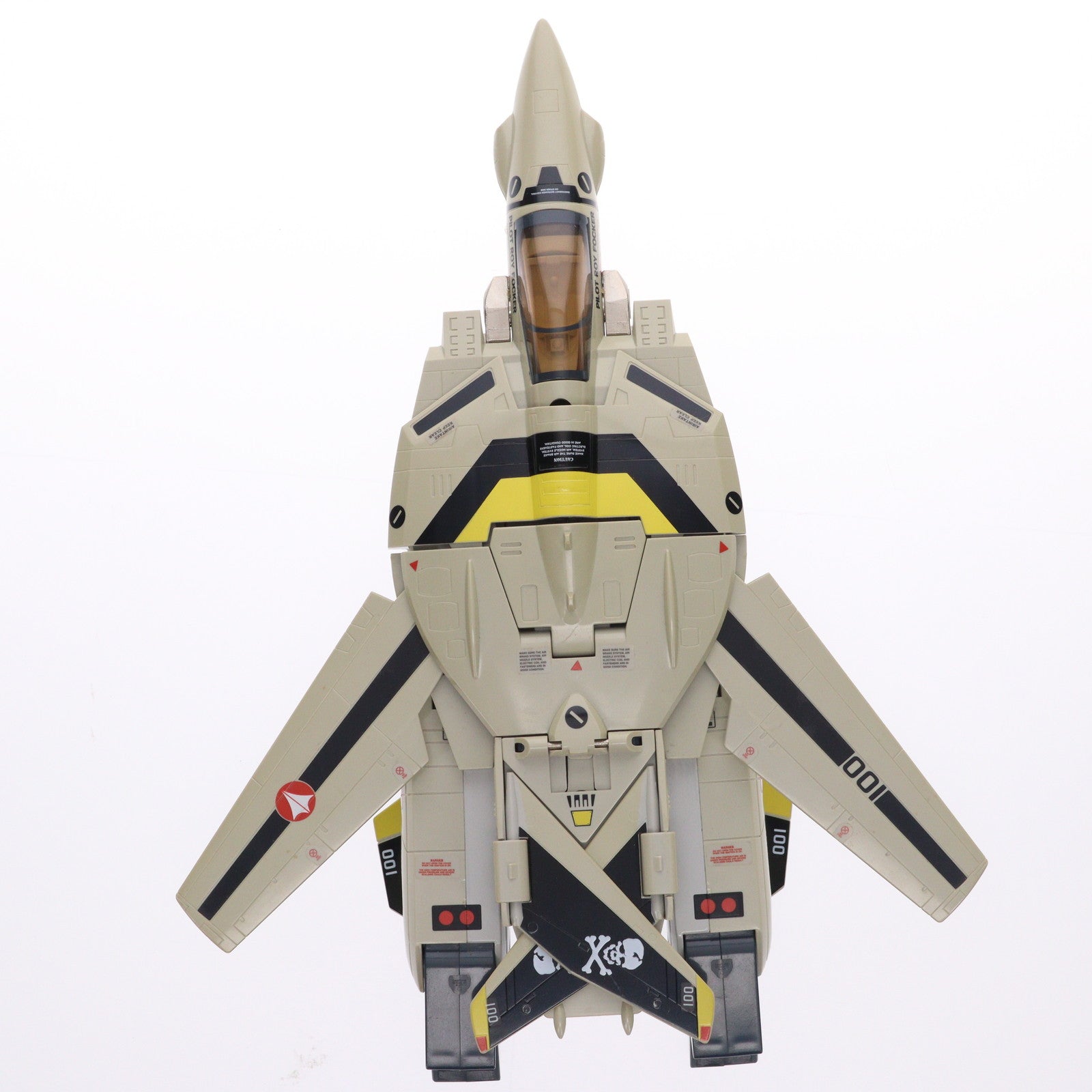 【中古即納】[TOY] VF-1S バルキリー ロイ・フォッカー機 超時空要塞マクロス 1/55完成トイ バンダイ(20020331)