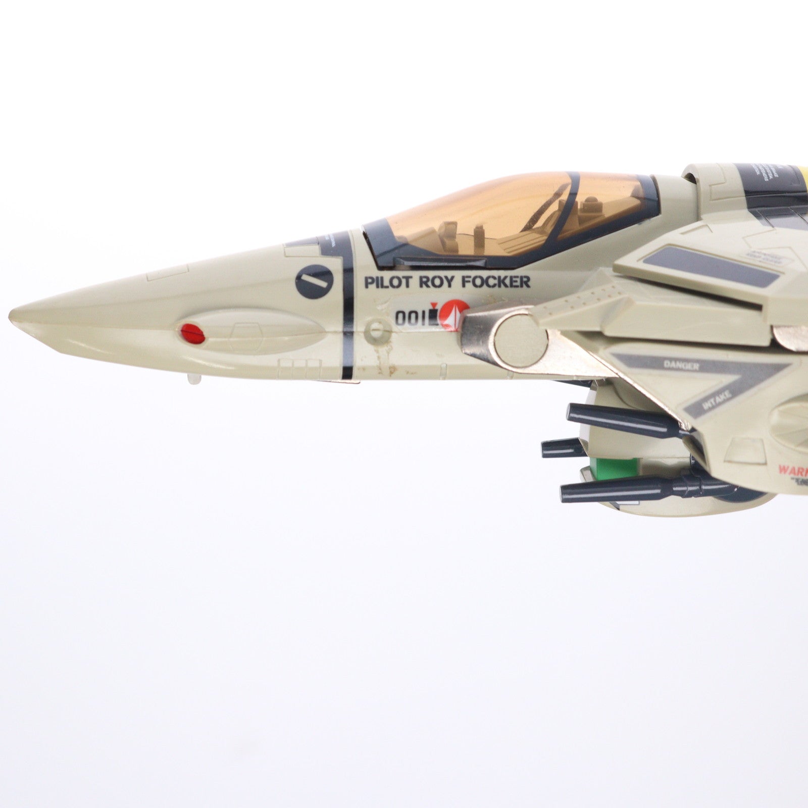 【中古即納】[TOY] VF-1S バルキリー ロイ・フォッカー機 超時空要塞マクロス 1/55完成トイ バンダイ(20020331)