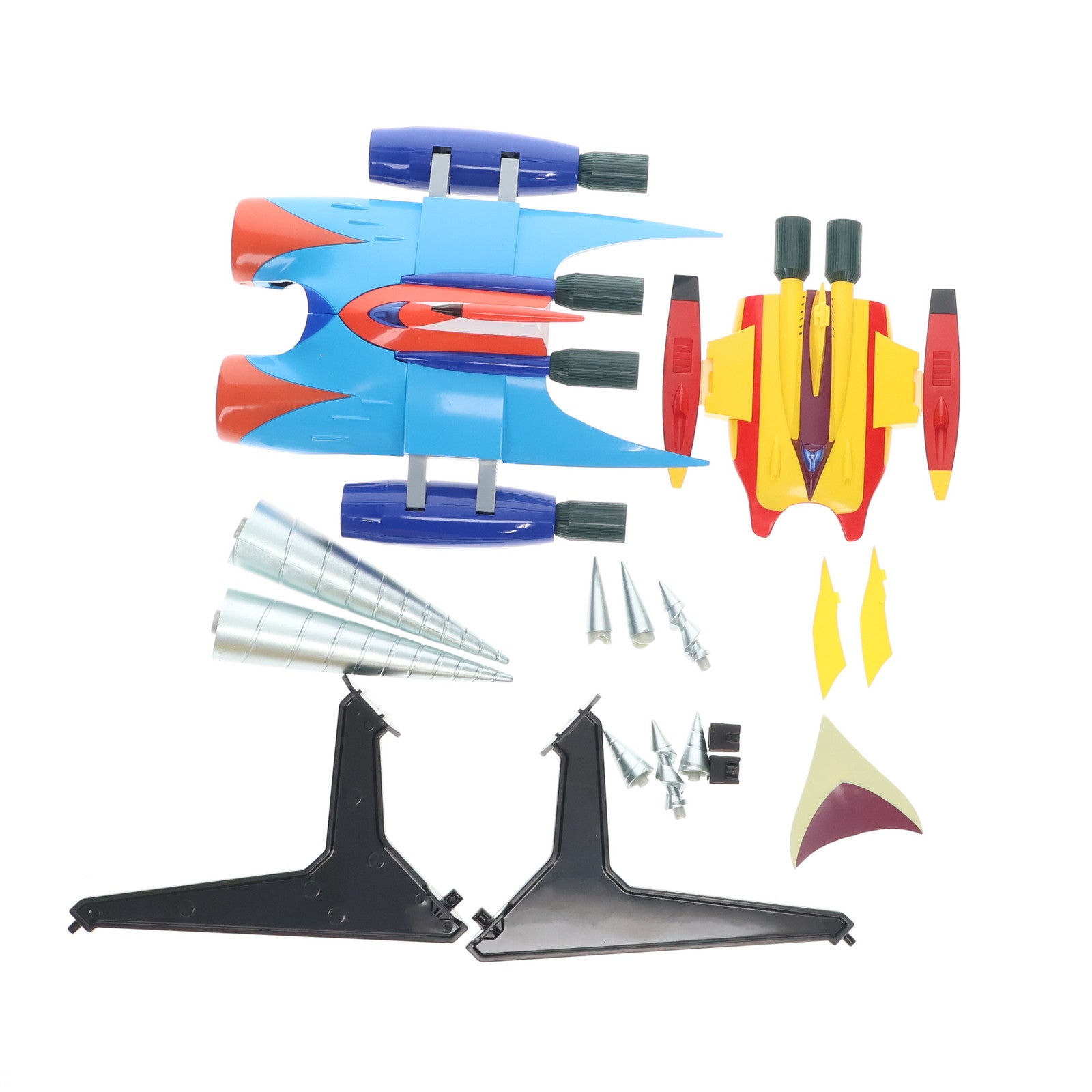 【中古即納】[TOY] 魂ウェブ商店限定 超合金魂 GX-76X2 グレンダイザー D.C. 対応 ドリルスペイザー&マリンスペイザーセット UFOロボ グレンダイザー 完成トイ バンダイスピリッツ(20181031)