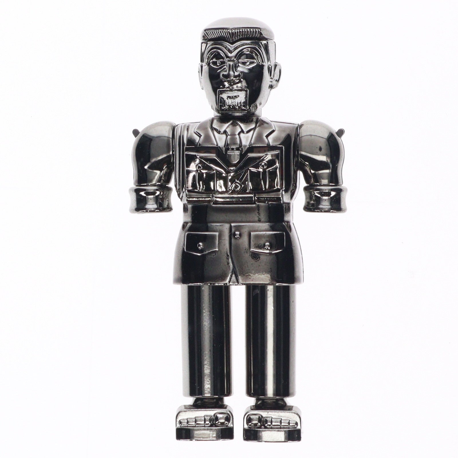 【中古即納】[TOY] 超合金 GD-02EX 両津勘吉(りょうつかんきち) ブラックメッキバージョン こちら葛飾区亀有公園前派出所 完成トイ バンダイ(19971231)